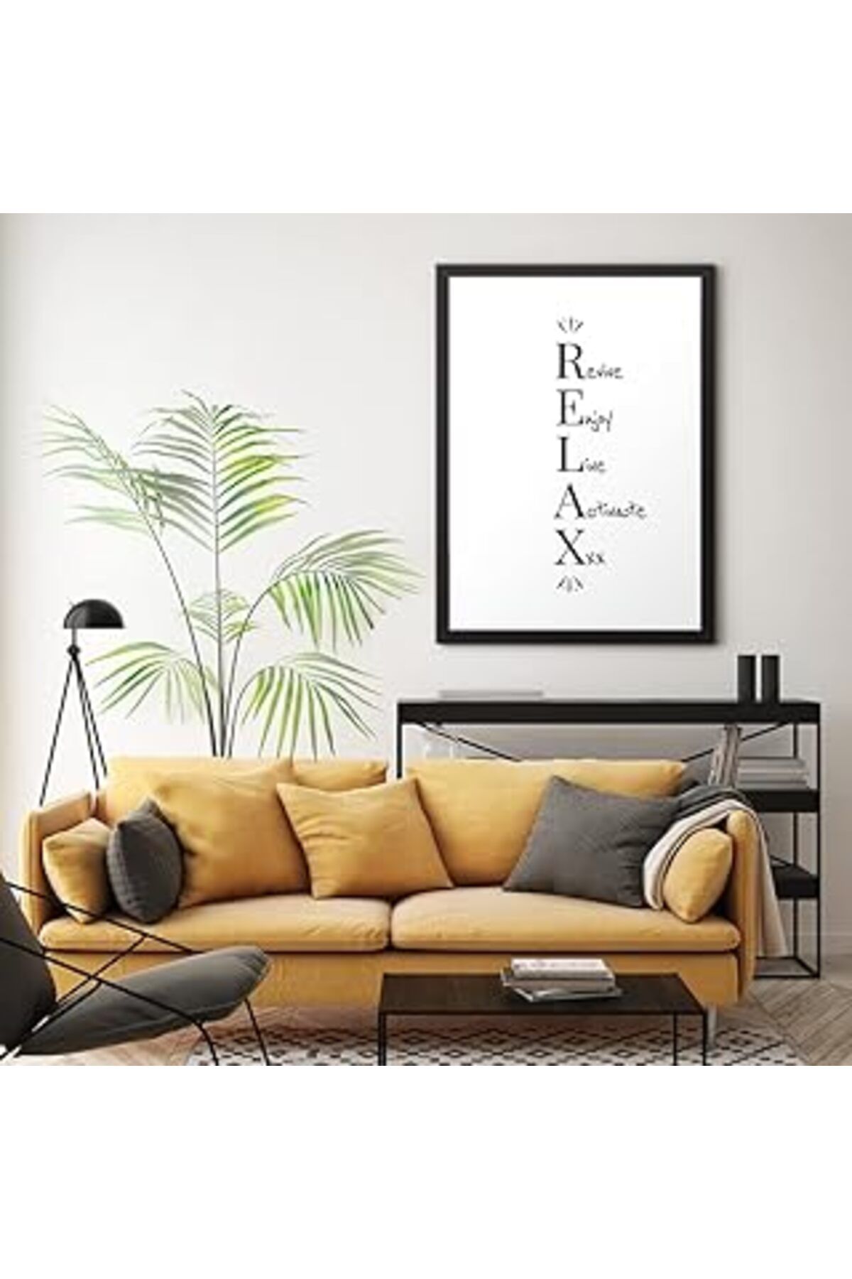 Pazarcan Tabloshop Relax Çerçeveli Poster Tablo 60 X 90