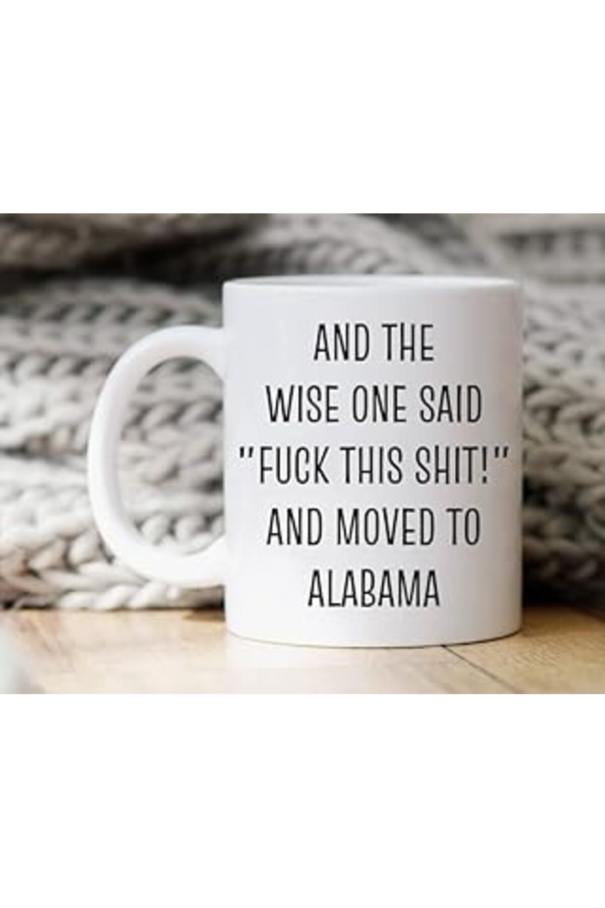 ASİTAN Print Dore Alabama'Ya Taşınma Hediyesi, Alabama'Ya Taşınma Kahve Kupa, Alabama'Ya Taşınma-Ingilizce