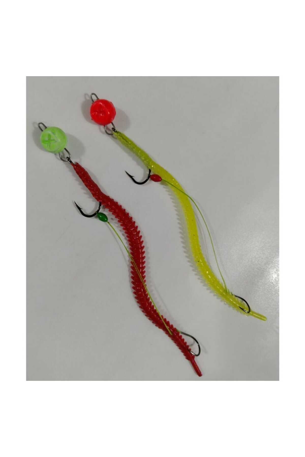 hobim LRF At-Çek Avcı Silikonu ( 11 CM ) Hırsızlı Hazır - 2 Adet