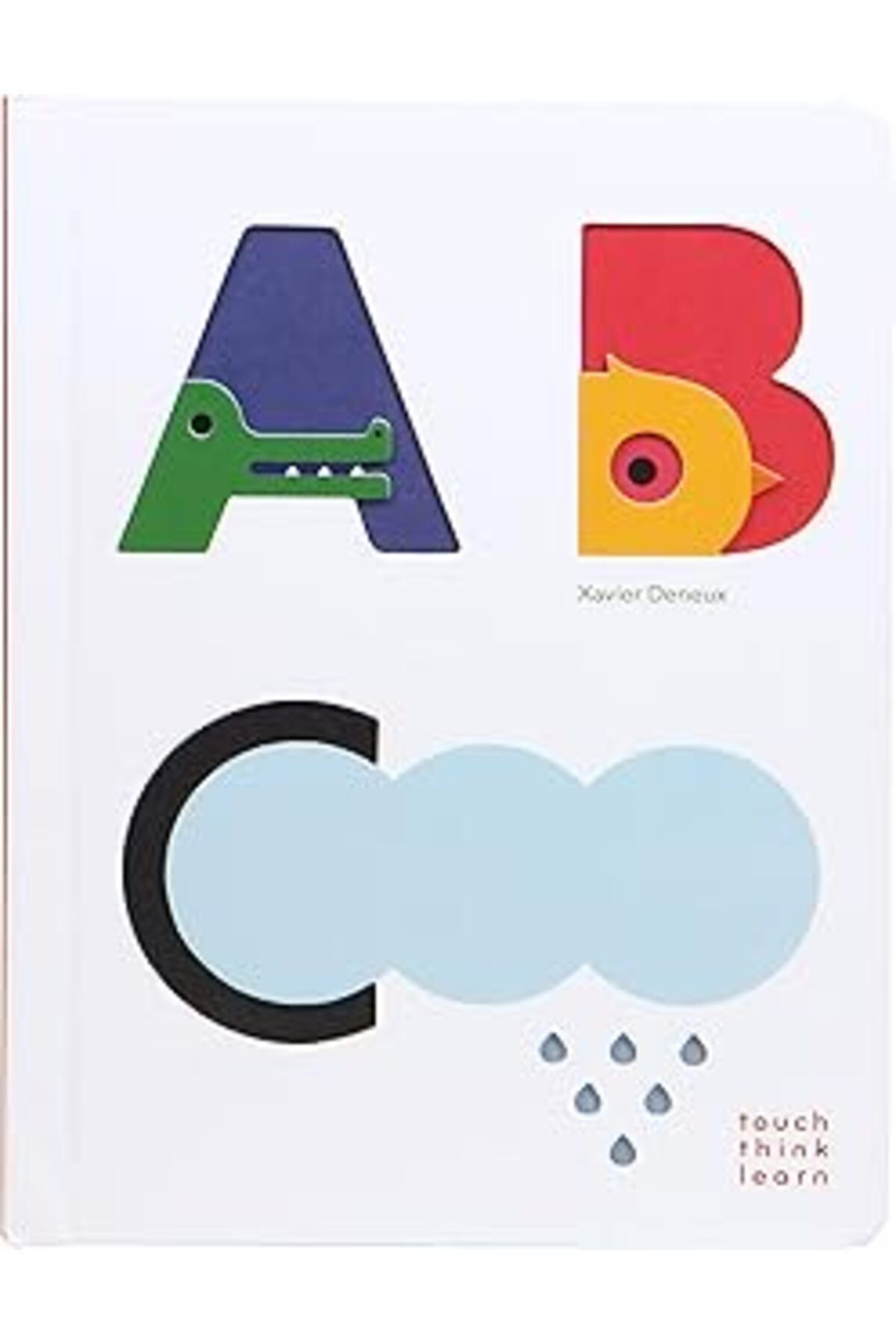 Mu Art Ahşap Touchthinklearn: Abc: (Baby Board Books, Baby Touch And Feel Books, Sensory Books For Toddlers): 1