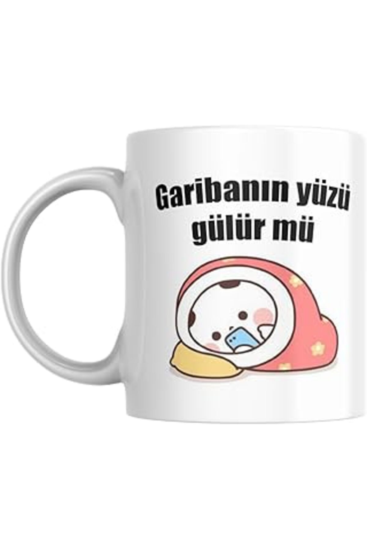 Pazarcan Gariban Komik Baskılı Kupa Bardak Komik Yazılı Hediyelik Çay Kahve Kupası Coffee Mug