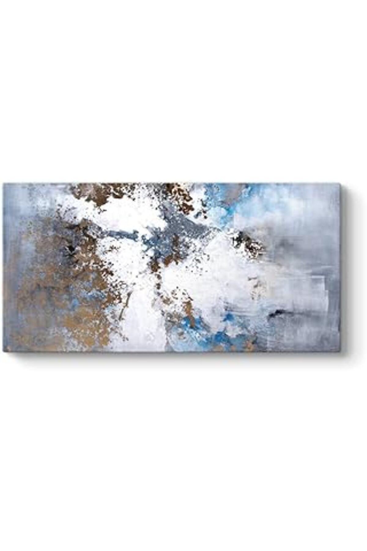Mu Art Ahşap Tabloshop Göksel Soyut Kanvas Tablo 100 X 50