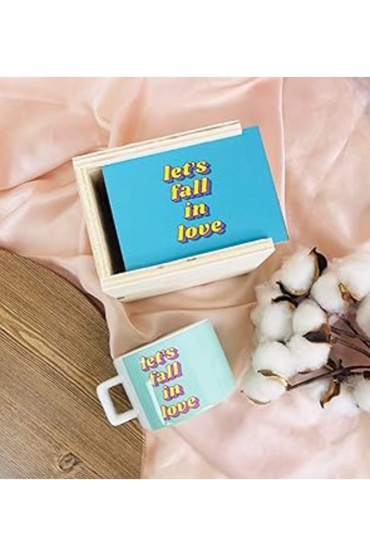 ASİTAN Giftmoda Let'S Fall In Love Tasarımlı Kutulu Kupa