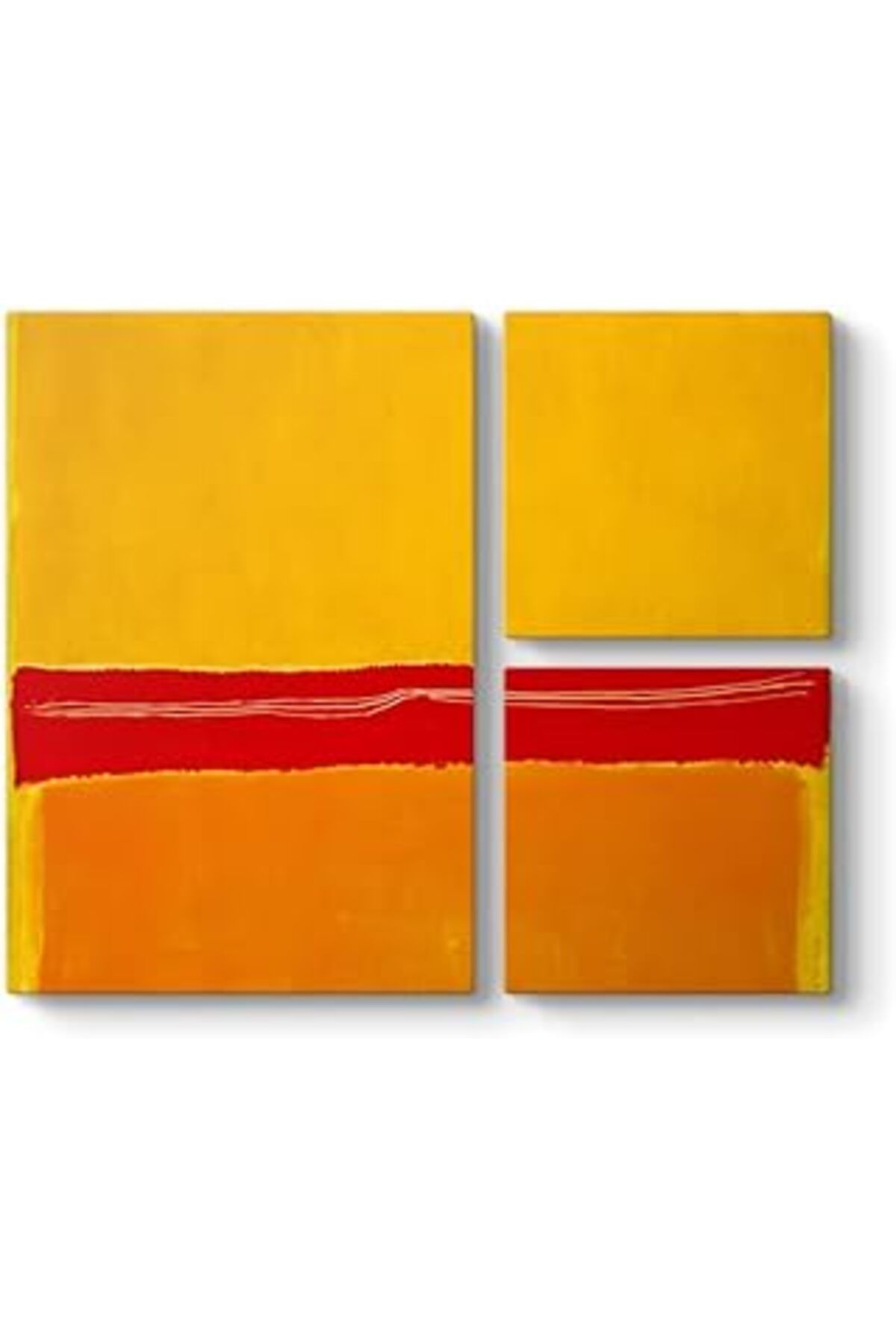 Mu Art Ahşap Mark Rothko - No.5/No.22 Tablosu 88 X 73-3 Parçalı