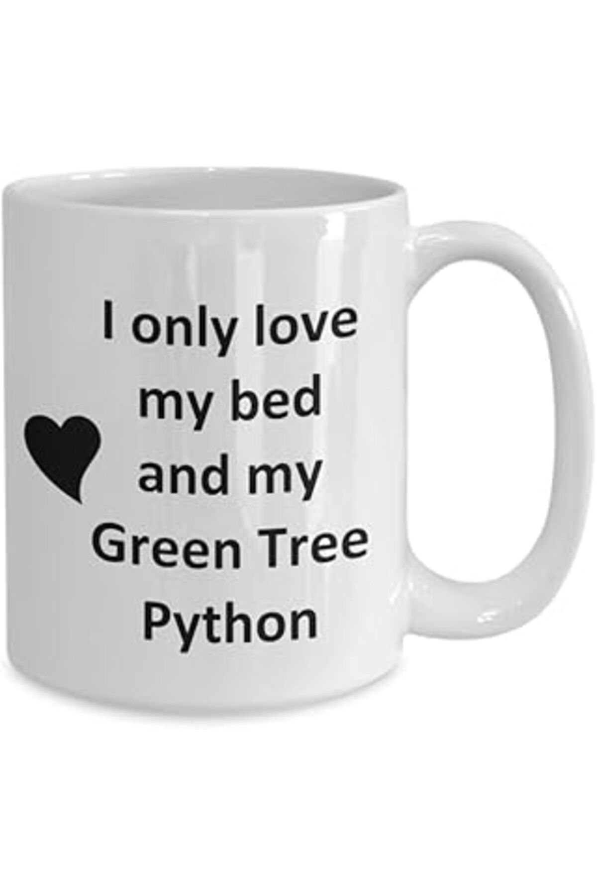 Pazarcan Print Dore Green Tree Python Lover Kupa - Yılan - Sürüngen Evcil Hayvan - Love My Green Tree Ingili