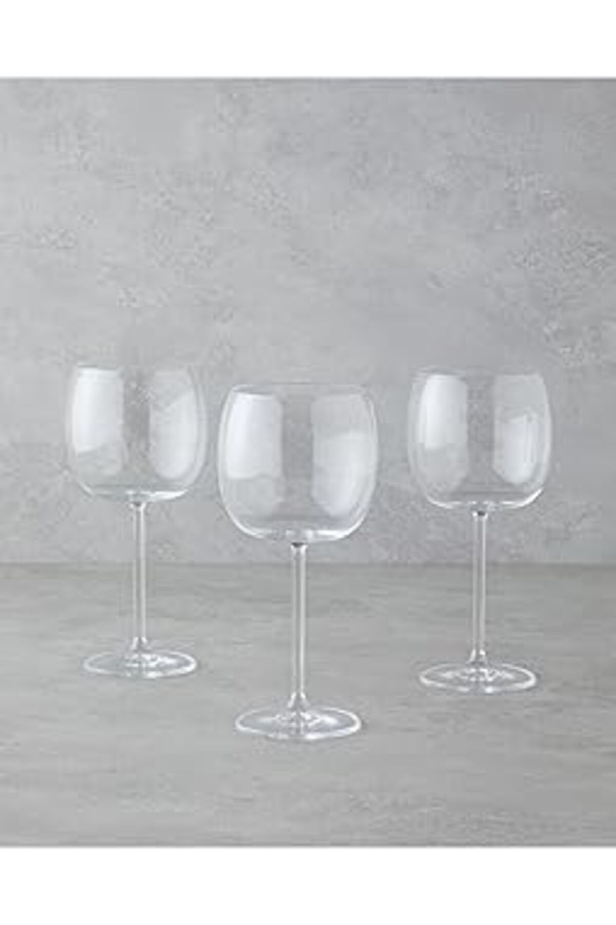 Mu Art Ahşap English Home Legacy Kristalin 3'Lü Kadeh 490 Ml Şeffaf