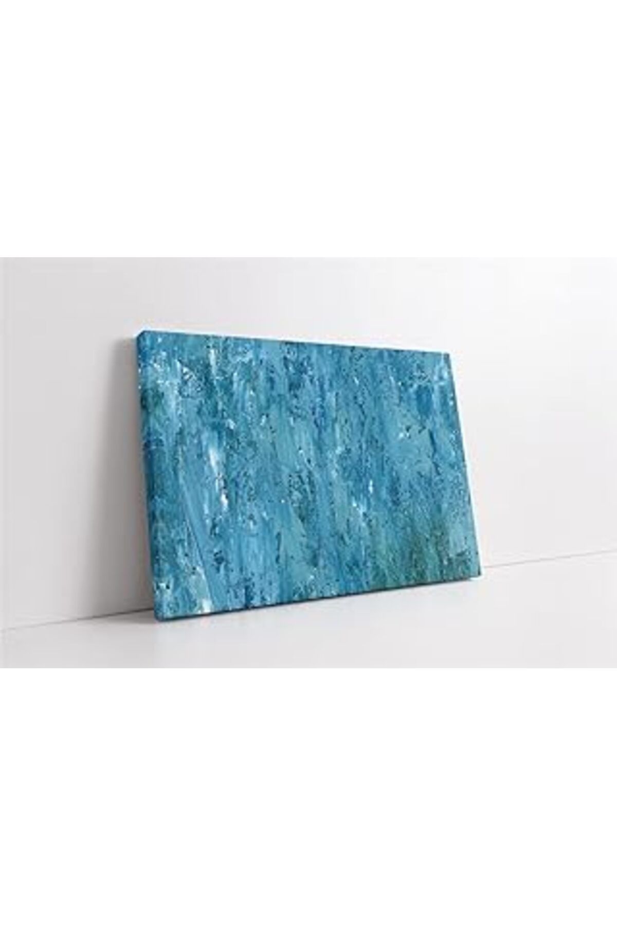 Pazarcan Yeşil Ve Sarı Soyut Kanvas Tablo 80X120 Cm Kb07008