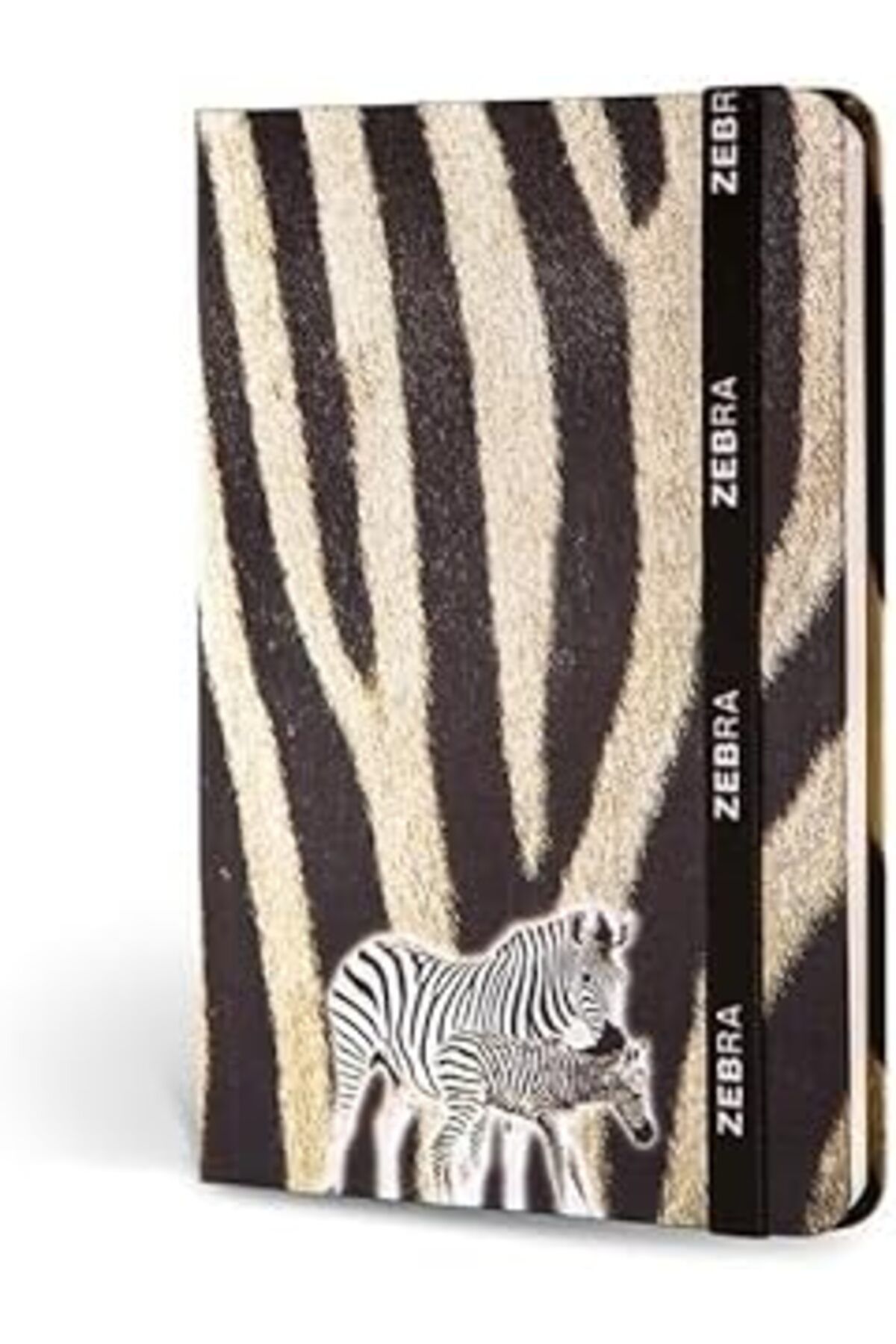 ASİTAN Le Color Kumaş Defter Çizgili Lastikli Zebra