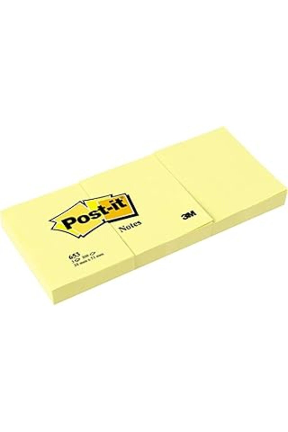 ASİTAN Post-It 653 Not, Sarı, 100 Yaprak, 38X51Mm - 1 Blok