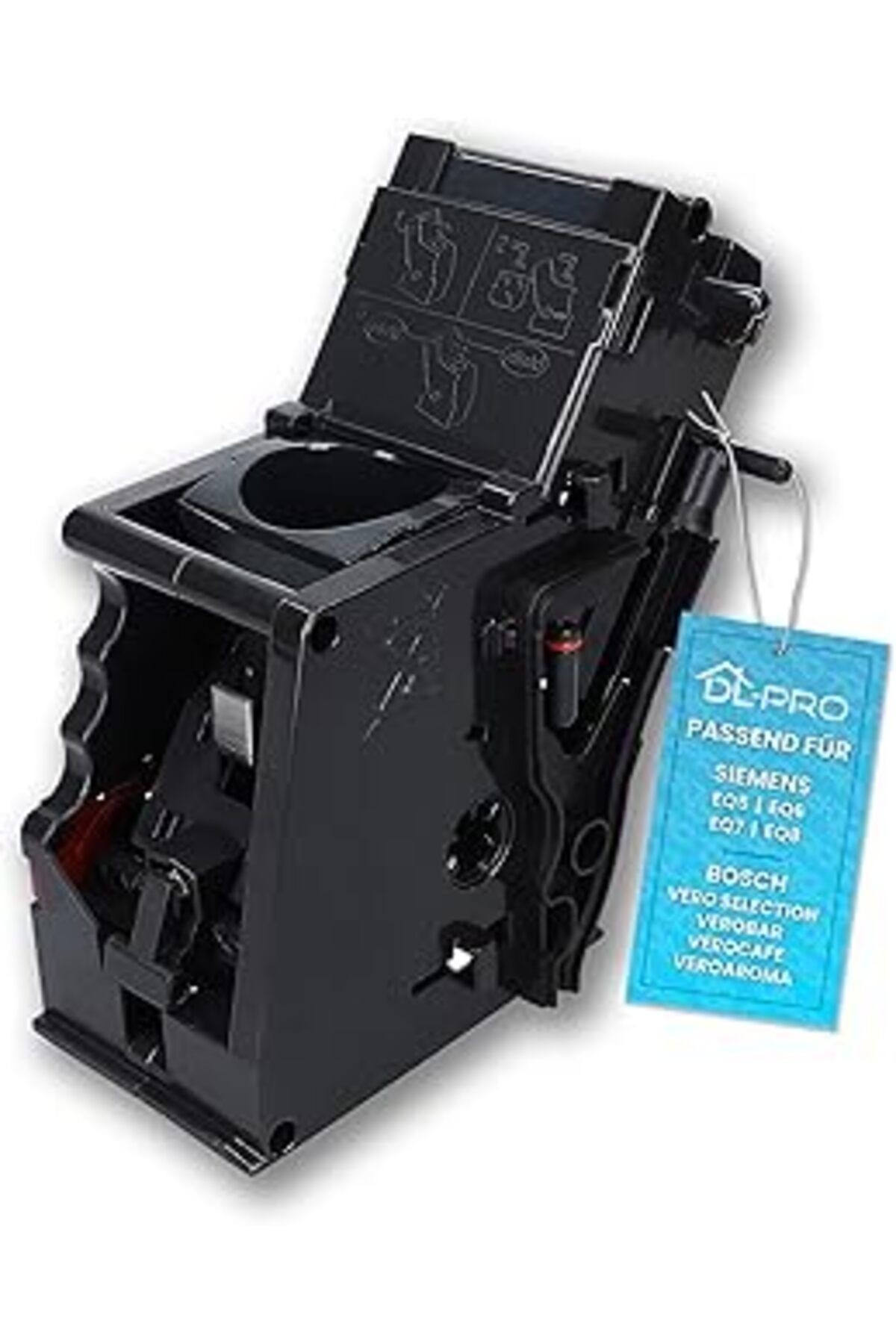 Mu Art Ahşap Dl-Pro Demleme Grubu, Demleme Ünitesi, Siyah, Siemens Bosch 11014117 11009614 Eq5 Eq6 Eq7 Eq8 Kahve