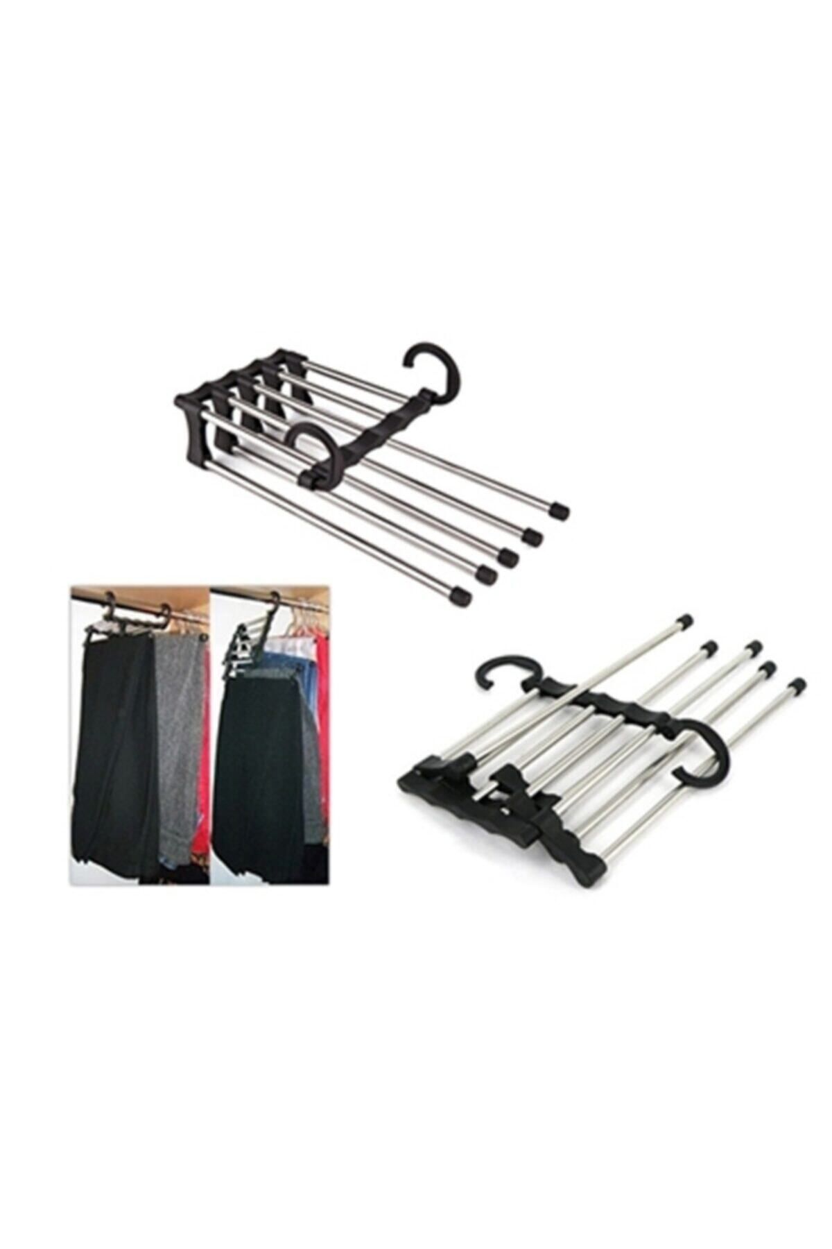 LavantaButikGiyim Hareketli Pantolon Askılığı 5 In 1