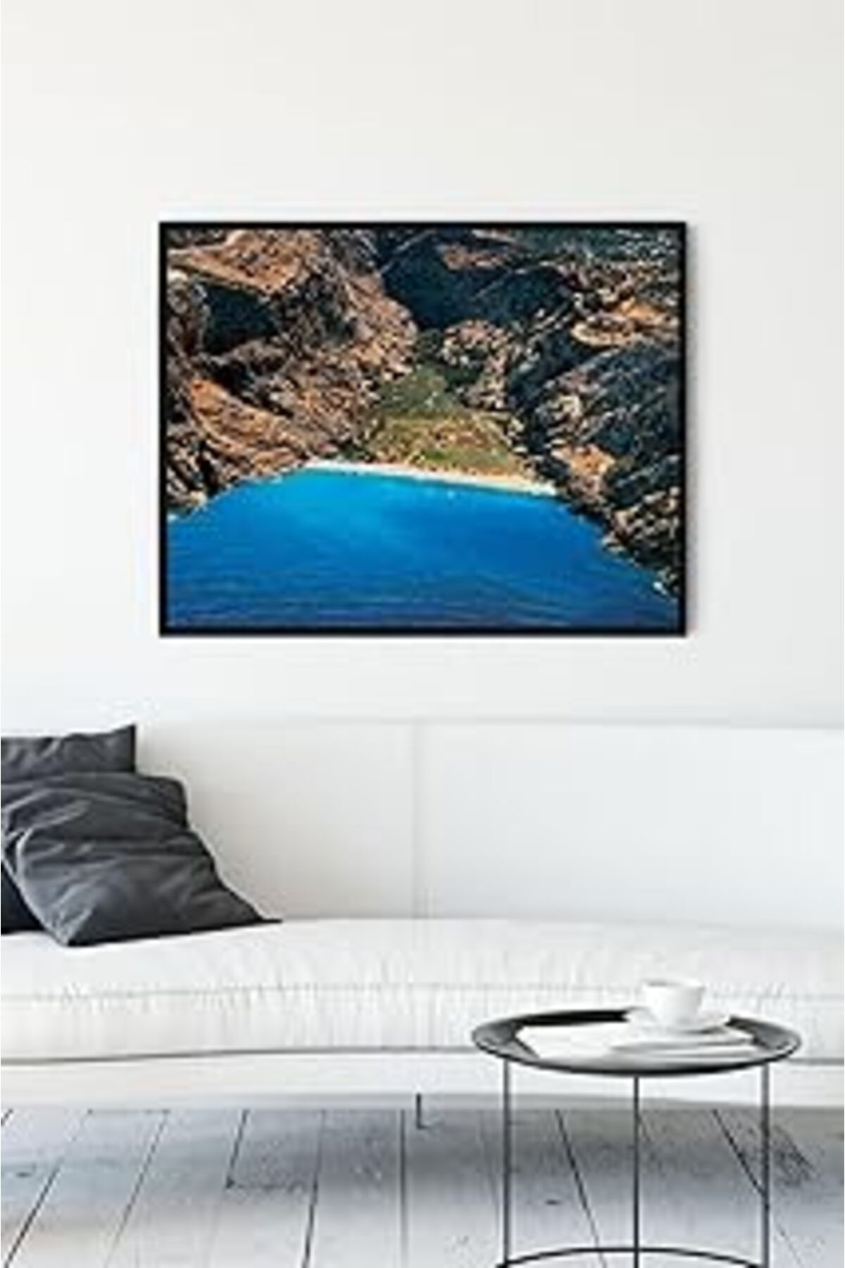 Pazarcan Postermanya (Pster13640) Kelebekler Vadisi Manzara Çerçeveli Tablo (40X50Cm)