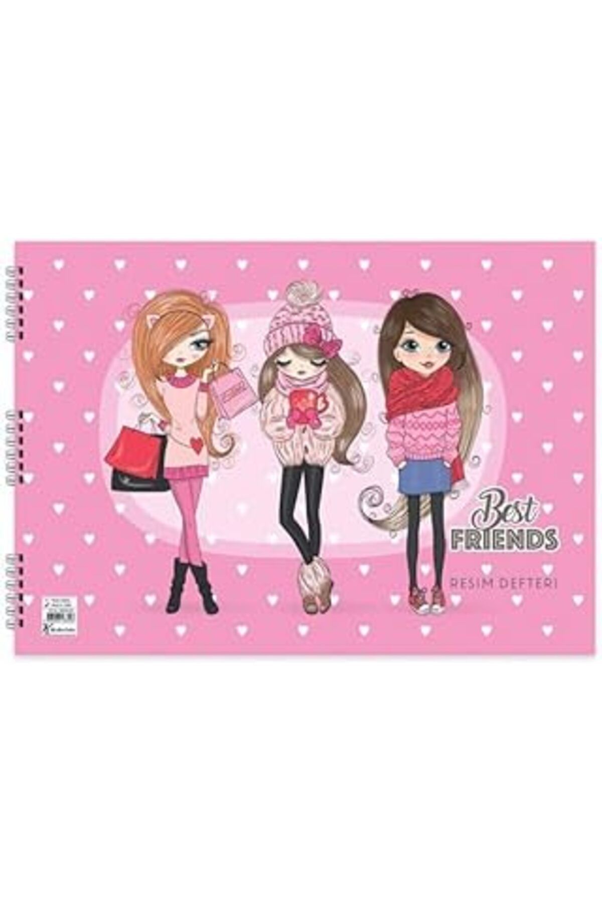 ASİTAN Keskin 25 * 35 15 Yp. Spiralli Best Friends Resim Defteri