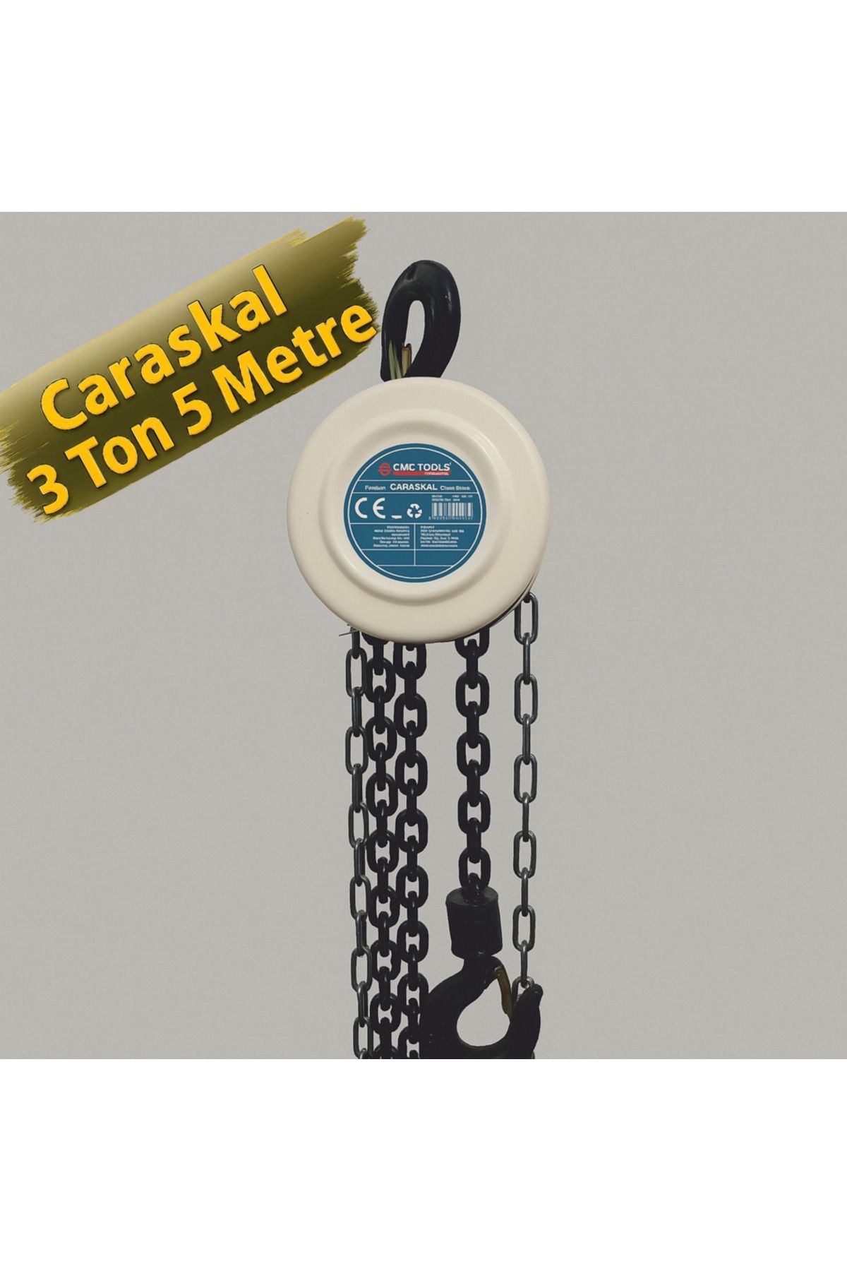 CMC Tools Yük Kaldırma Zincirli Caraskal 3 Ton 5 Metre