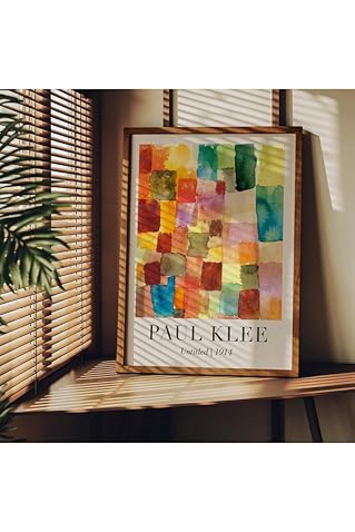 Pazarcan Fark Tanıtım Paul Klee Çerçevesiz Poster, Modern Dekoratif Çerçevesiz Poster, Tablo, Paulklee-3, 40