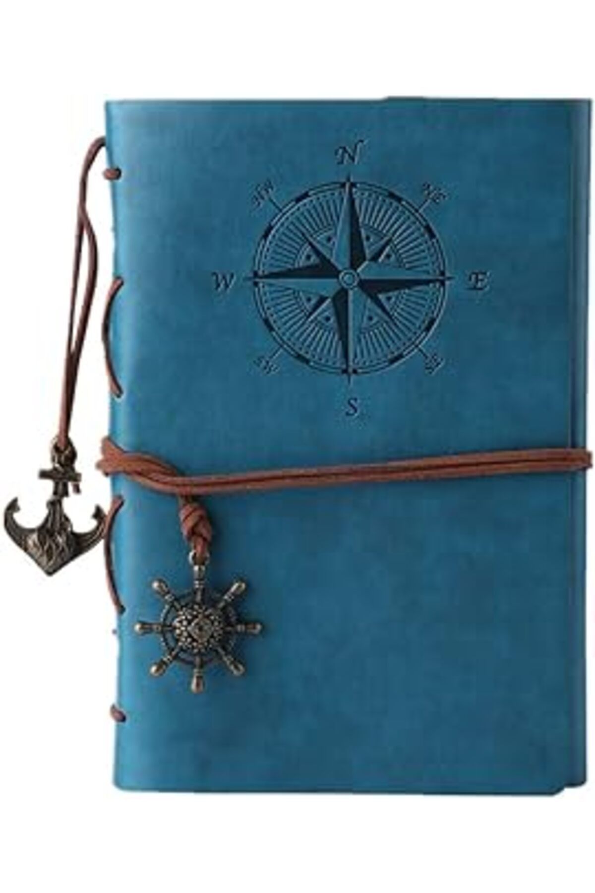 ASİTAN Maleden Vintage Doldurulabilir Notebook, Birinci Sınıf Pu-Deri Klasik Kabartmalı Travel Journal Gün