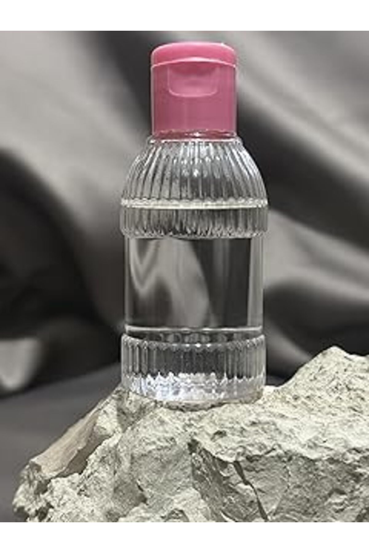ASİTAN 100 Adet 30 Ml Boş Plastik Şişe Om23 Pembe Kapak