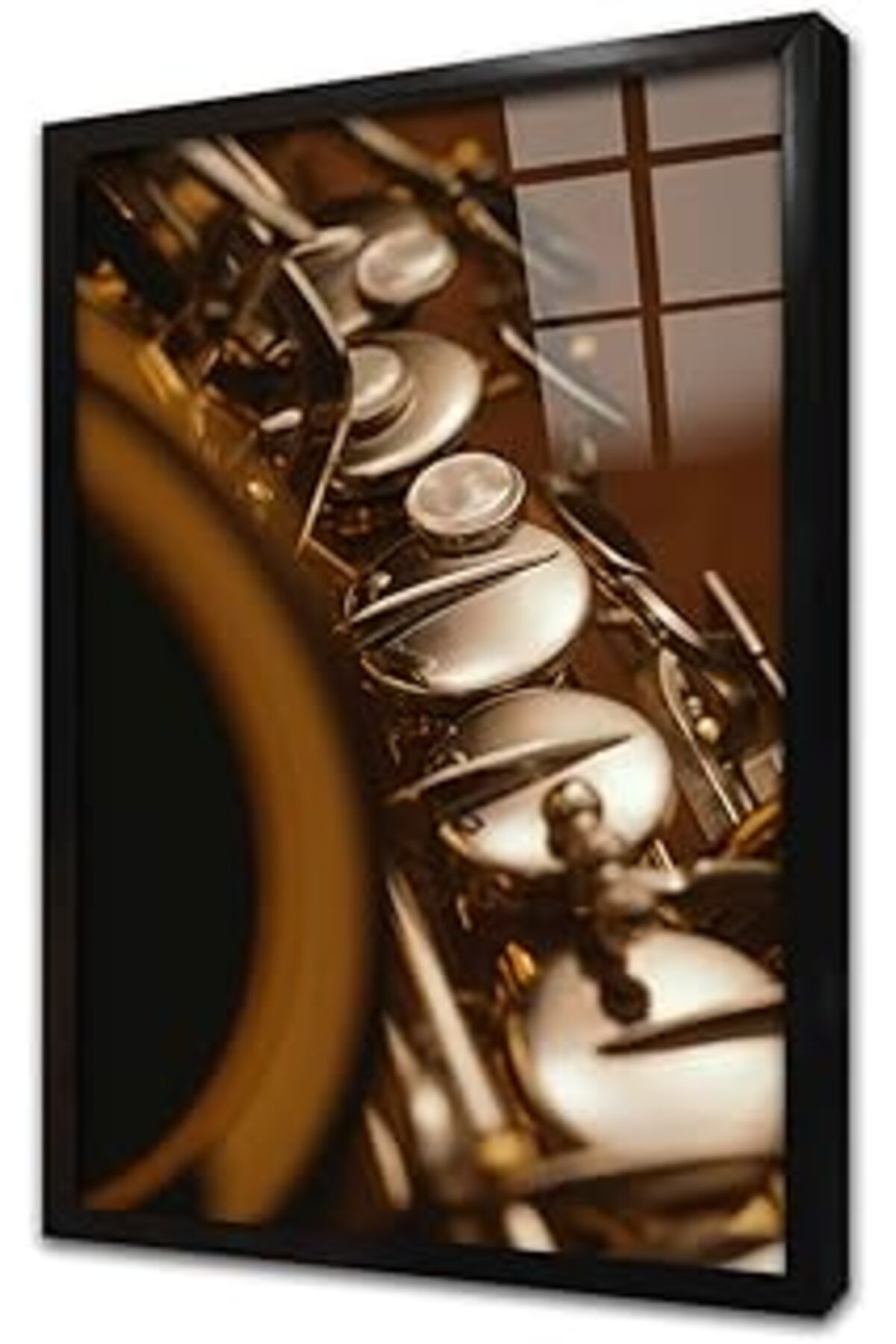 Pazarcan Saksafon Çerçeveli Cam Tablo 50X70 Cm Ca08048