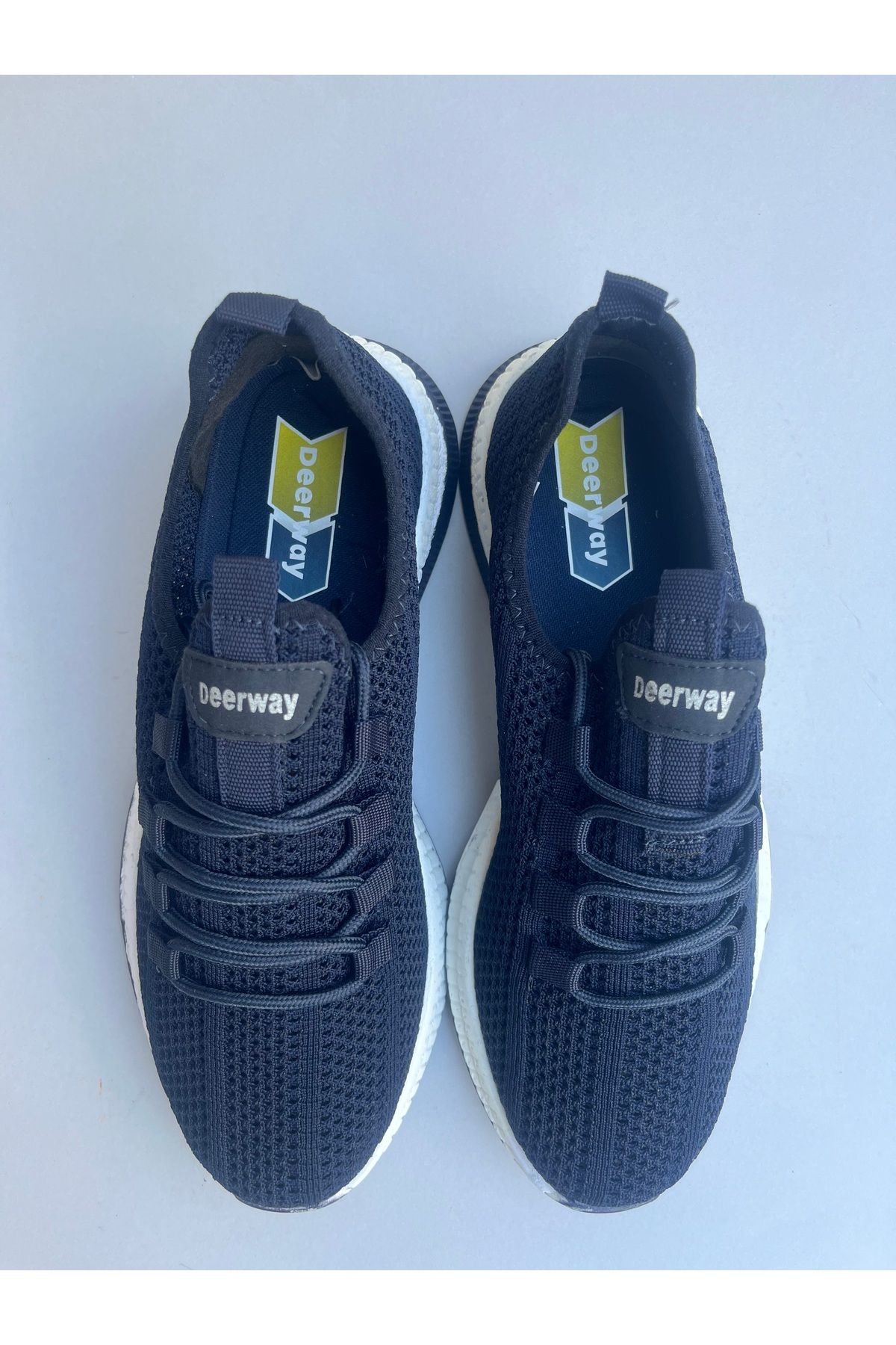 DEERWAY Lacivert Unisex hafif triko sneaker ortopedi ayakkabı
