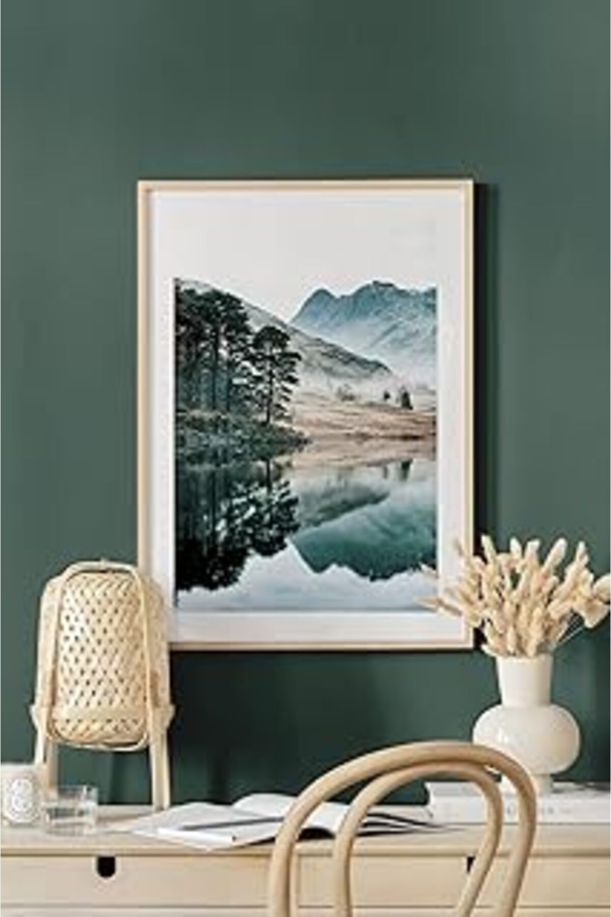 Mu Art Ahşap Artavessa Tek Parça Çerçeve Görünümlü Mdf Tablo