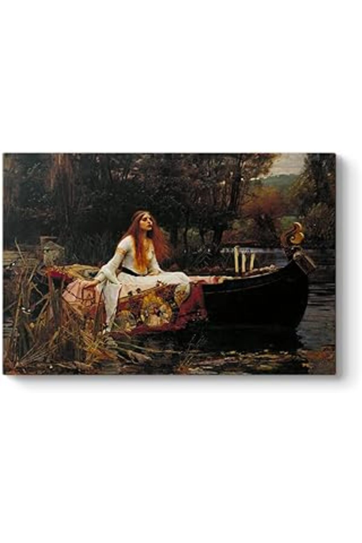 Pazarcan John William Waterhouse - Shalott'Un Leydisi Tablosu 140 X 100