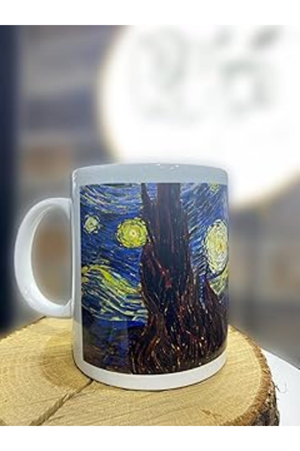 ASİTAN Yıldızlı Geceler Baskılı Kupa Bardak Mug