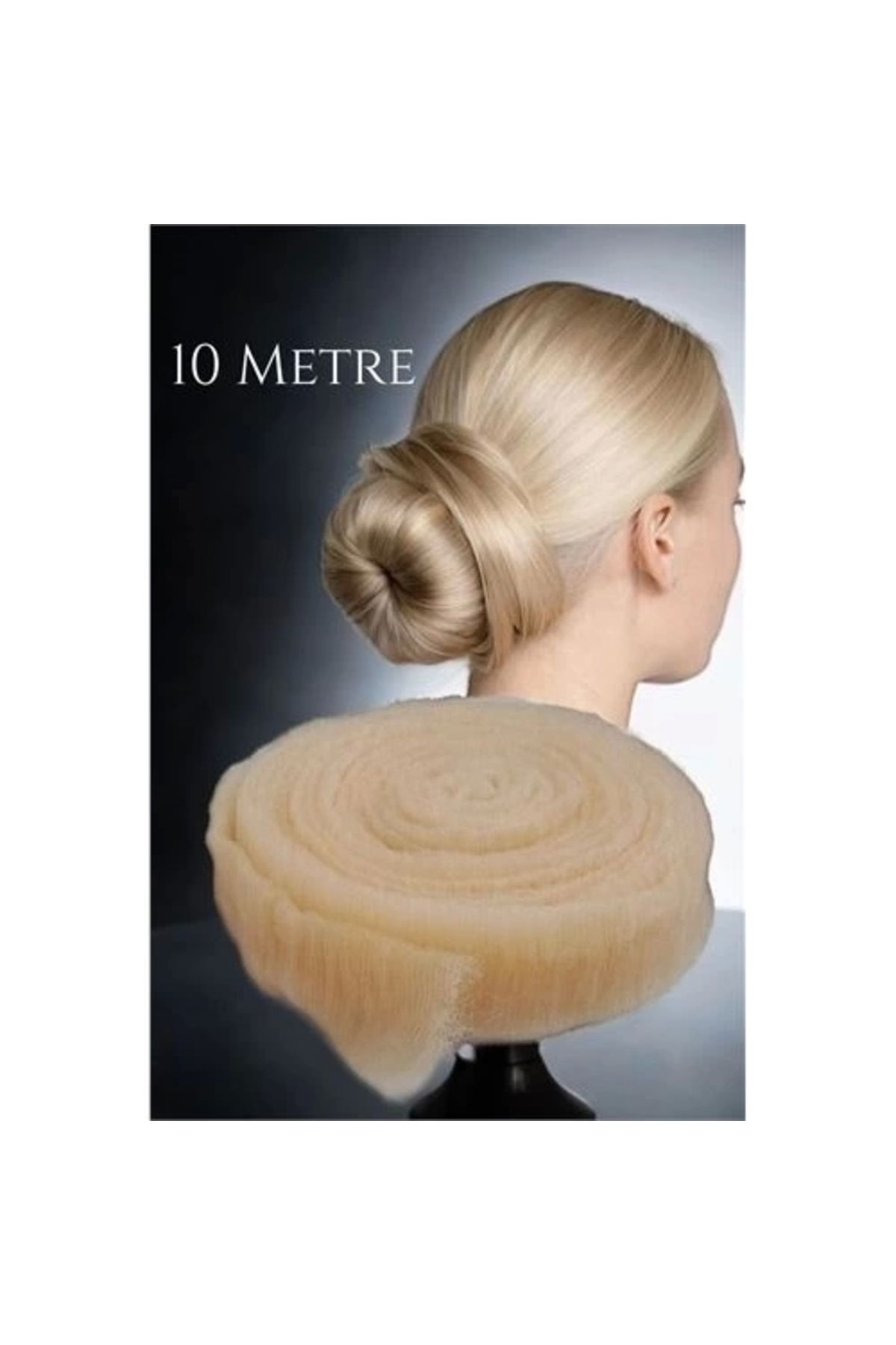 Generic Saç Topuz Süngeri SARI 10 METRE Forero Design