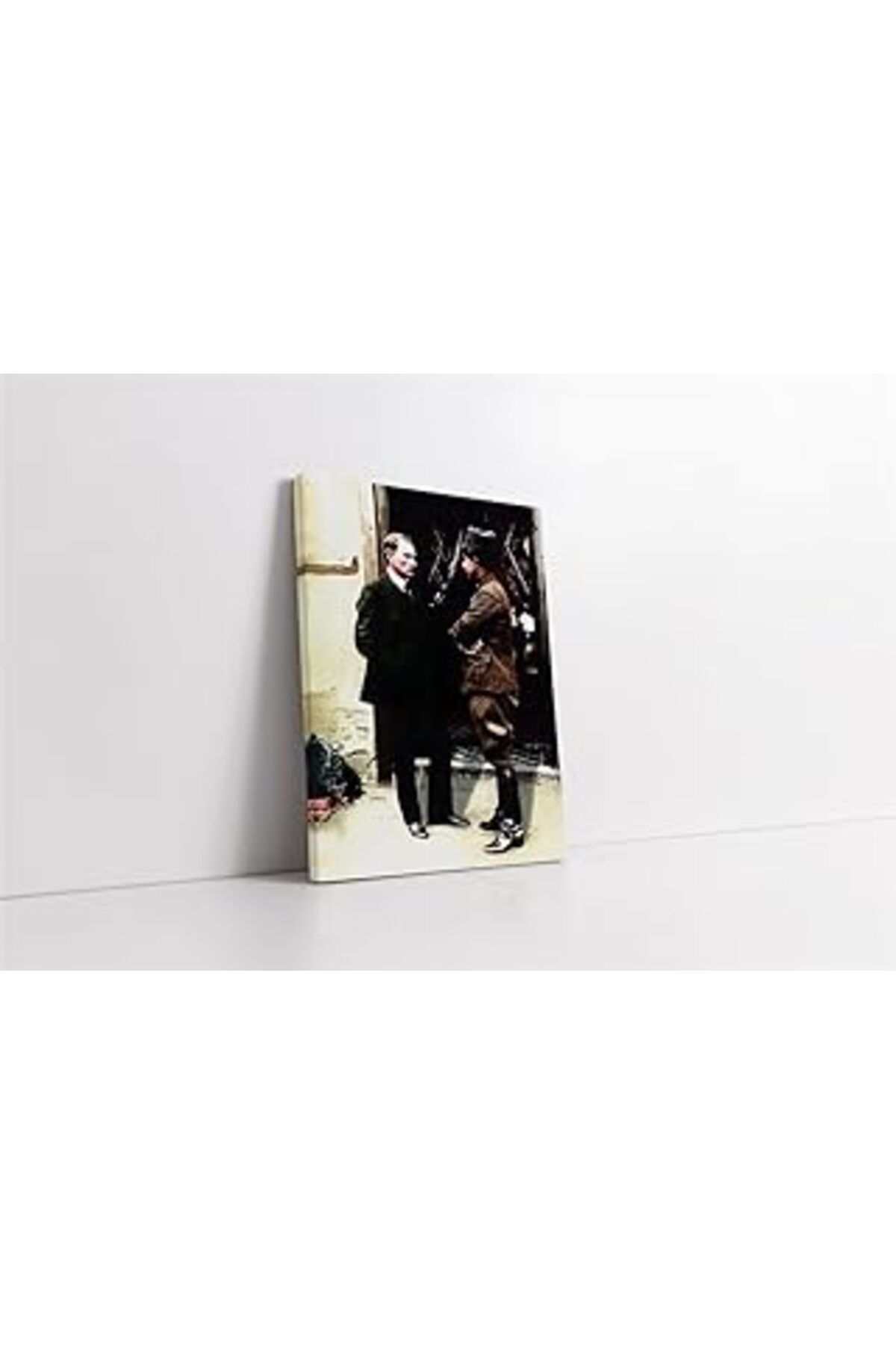 Mu Art Ahşap Tablosan Renkli Atatürk Kanvas Tablo 70X100 Cm Ka02160