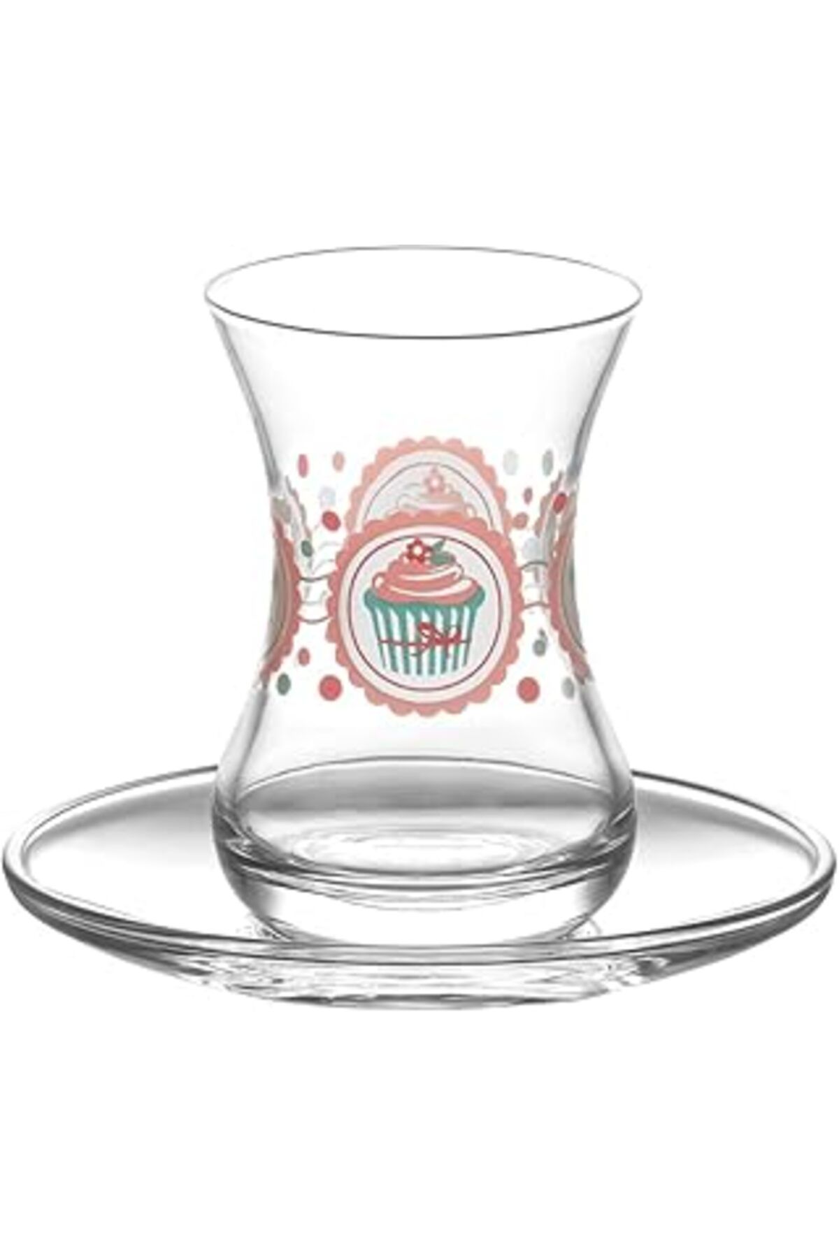 ASİTAN Lav Cupcake Mini 12'Li Çay Seti