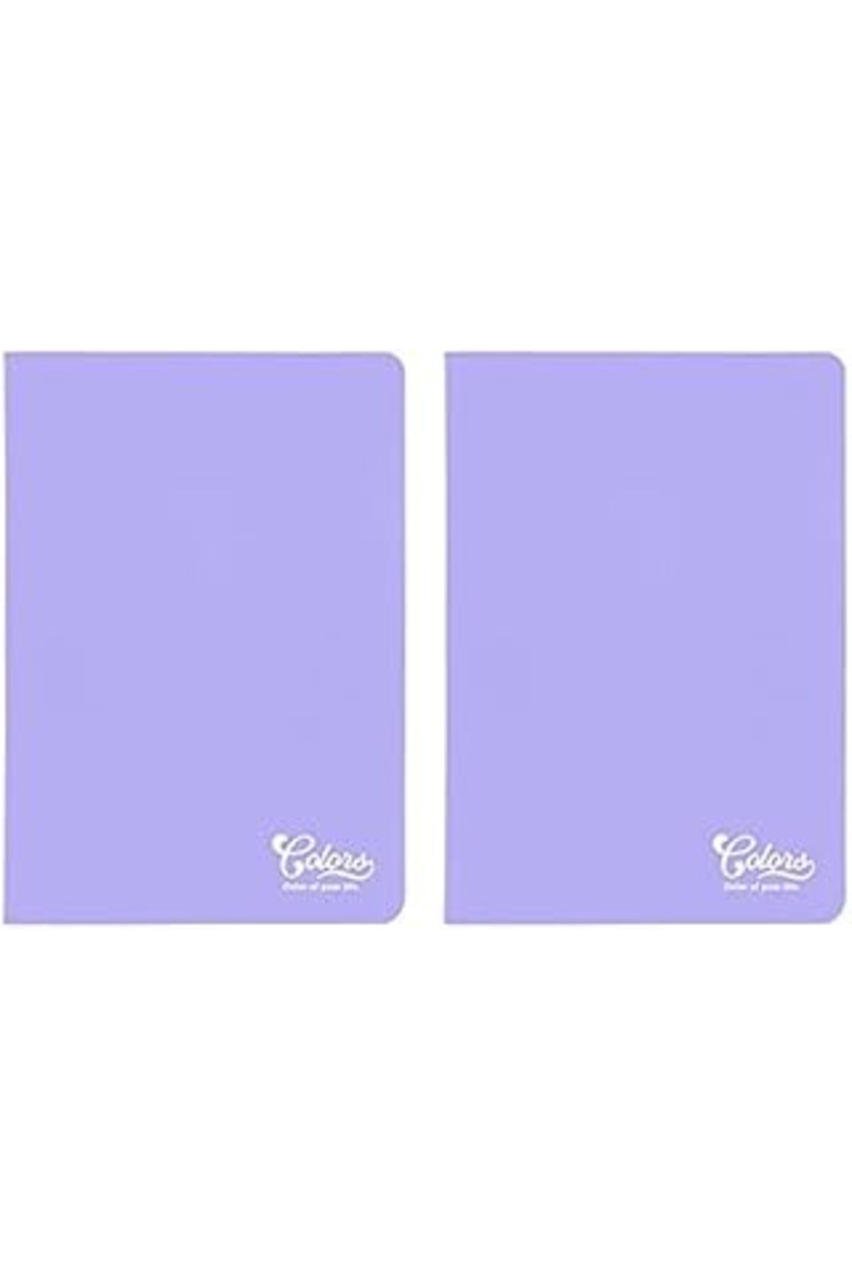 Pazarcan Meteksan Colors A5 40 Yaprak Çizgili Defter, Mor 2Li Paket