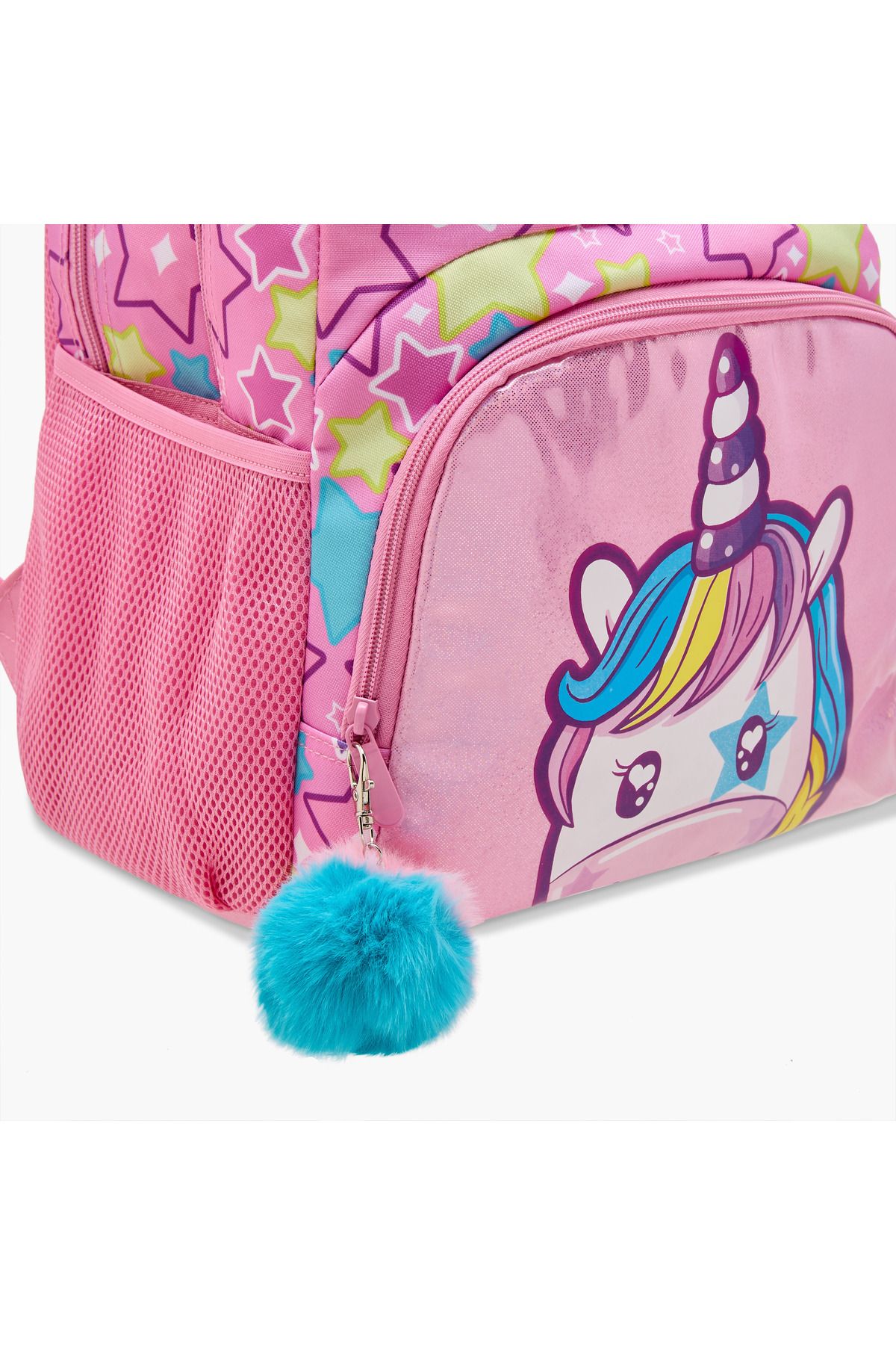 Unique--O Unicorn Print Backpack with Adjustable Straps and Zip Closure - 30x19x45 cms 6