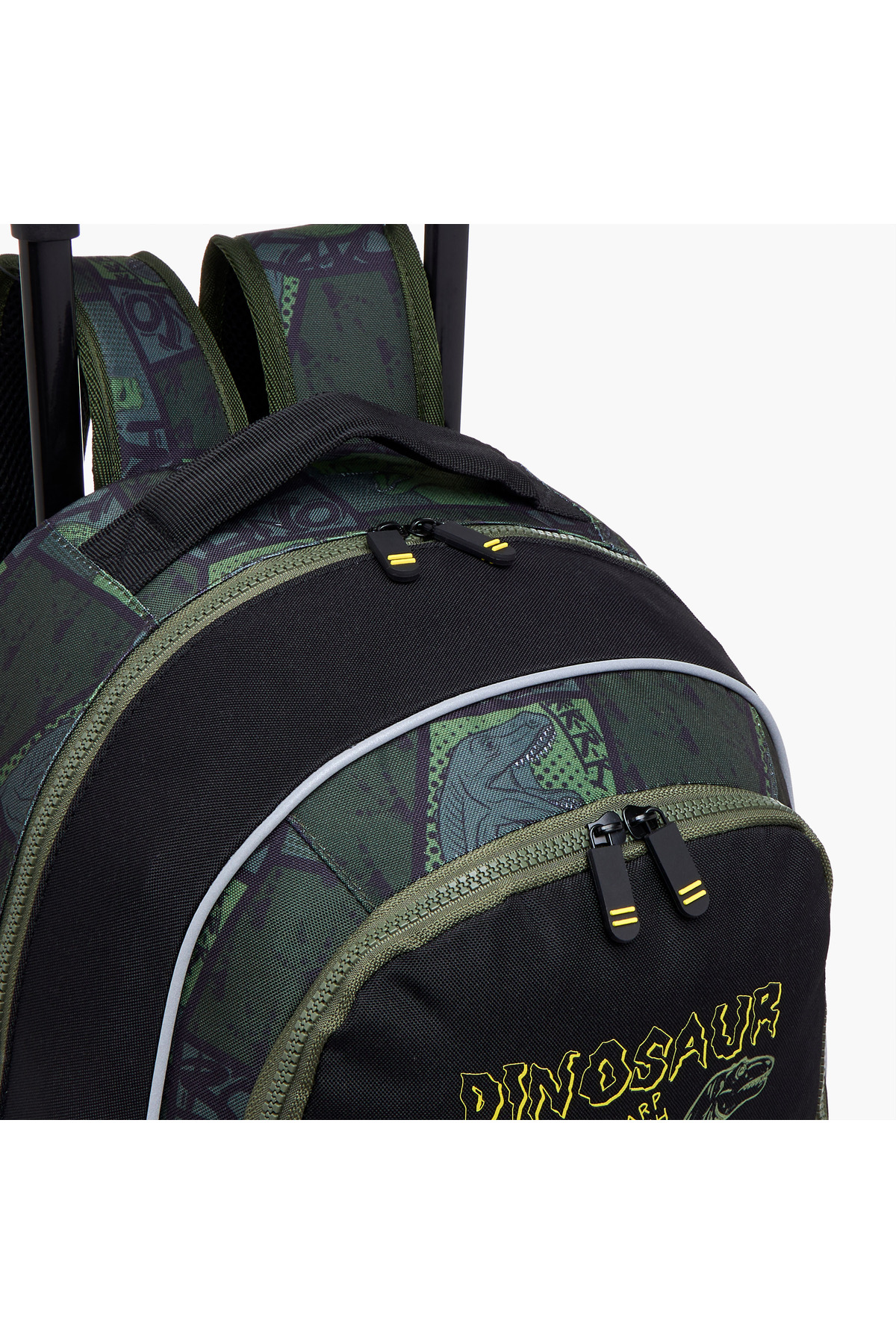 Lifestyle Dinosaur Print 17-inch Trolley Backpack with Zip Closure ...