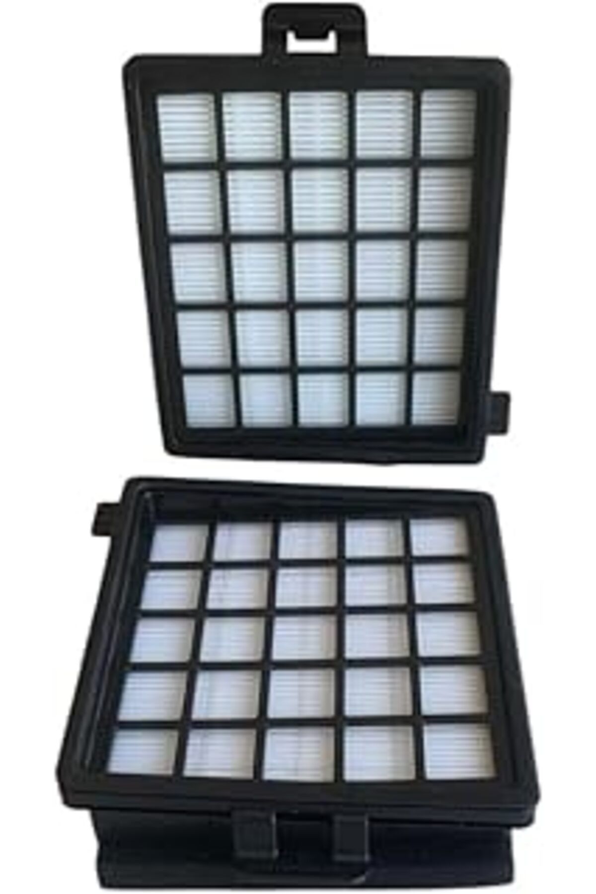 ASİTAN Elektrikli Süpürge Hazne Içi Hepa Filtre - Siyah Plastik - 2 Adet - Philips Fc8130 Easy Life