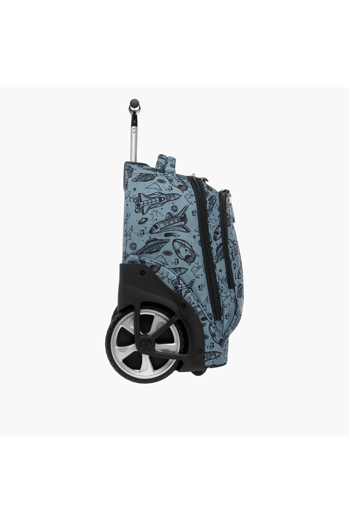 ST Right-St.Right Space Print 18-inch Trolley Bag with Retractable Handle and Zip Closure - 32x25x47 cms 4