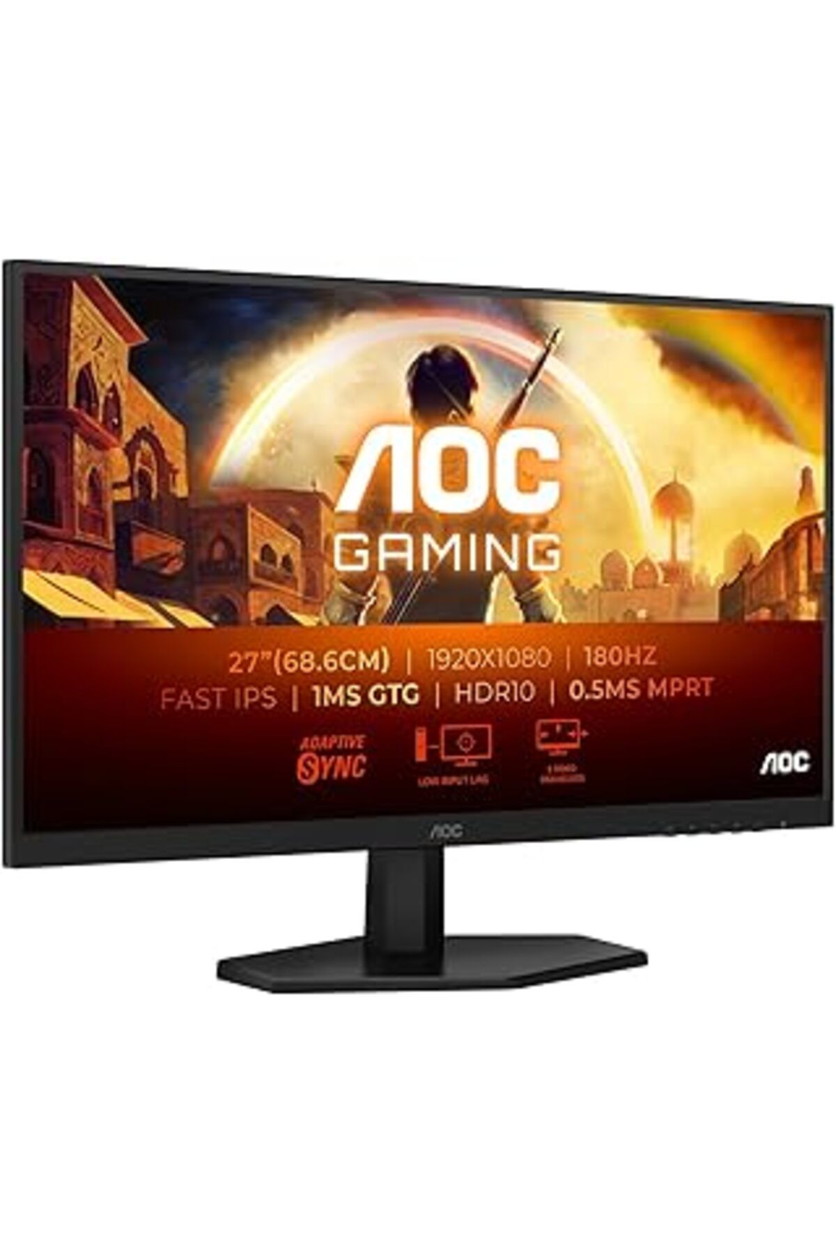 NETWORK ART Aoc 27" 27G42E Fast Ips 0.5 Ms 180Hz Hdmi Dp