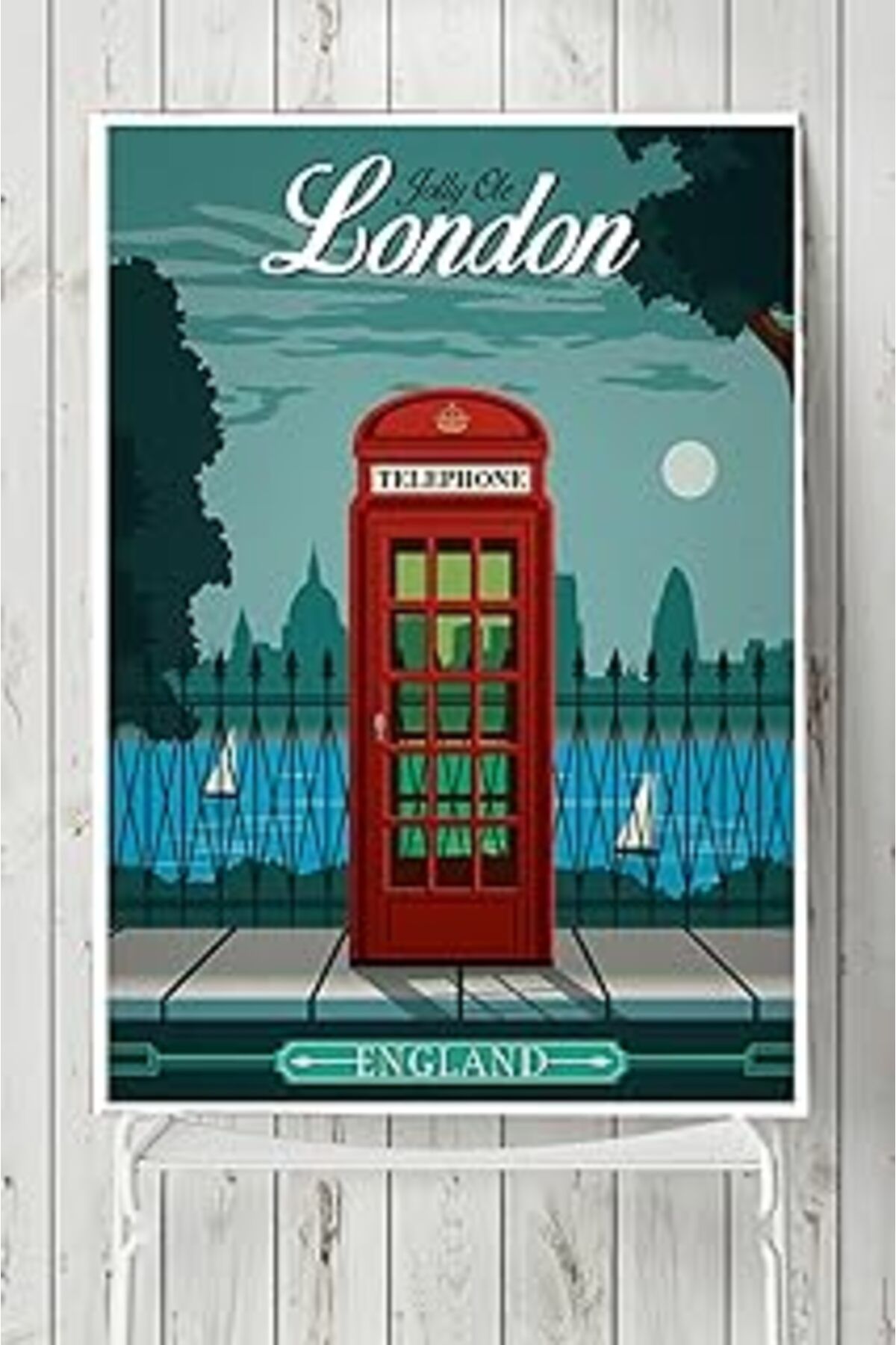 Pazarcan Postermanya (Pster6110) Londra Vintage Poster (70X100Cm)