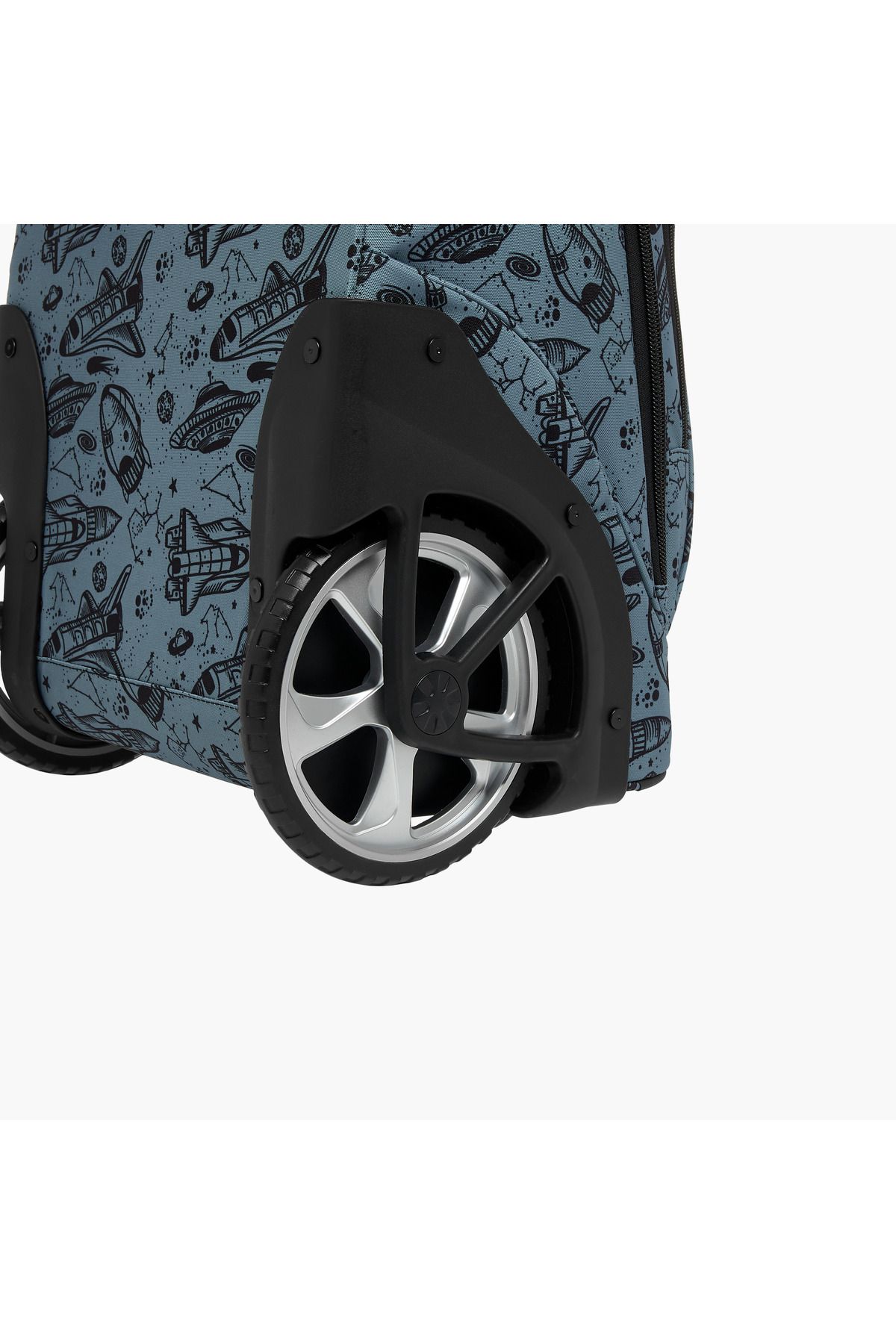 ST Right-St.Right Space Print 18-inch Trolley Bag with Retractable Handle and Zip Closure - 32x25x47 cms 6