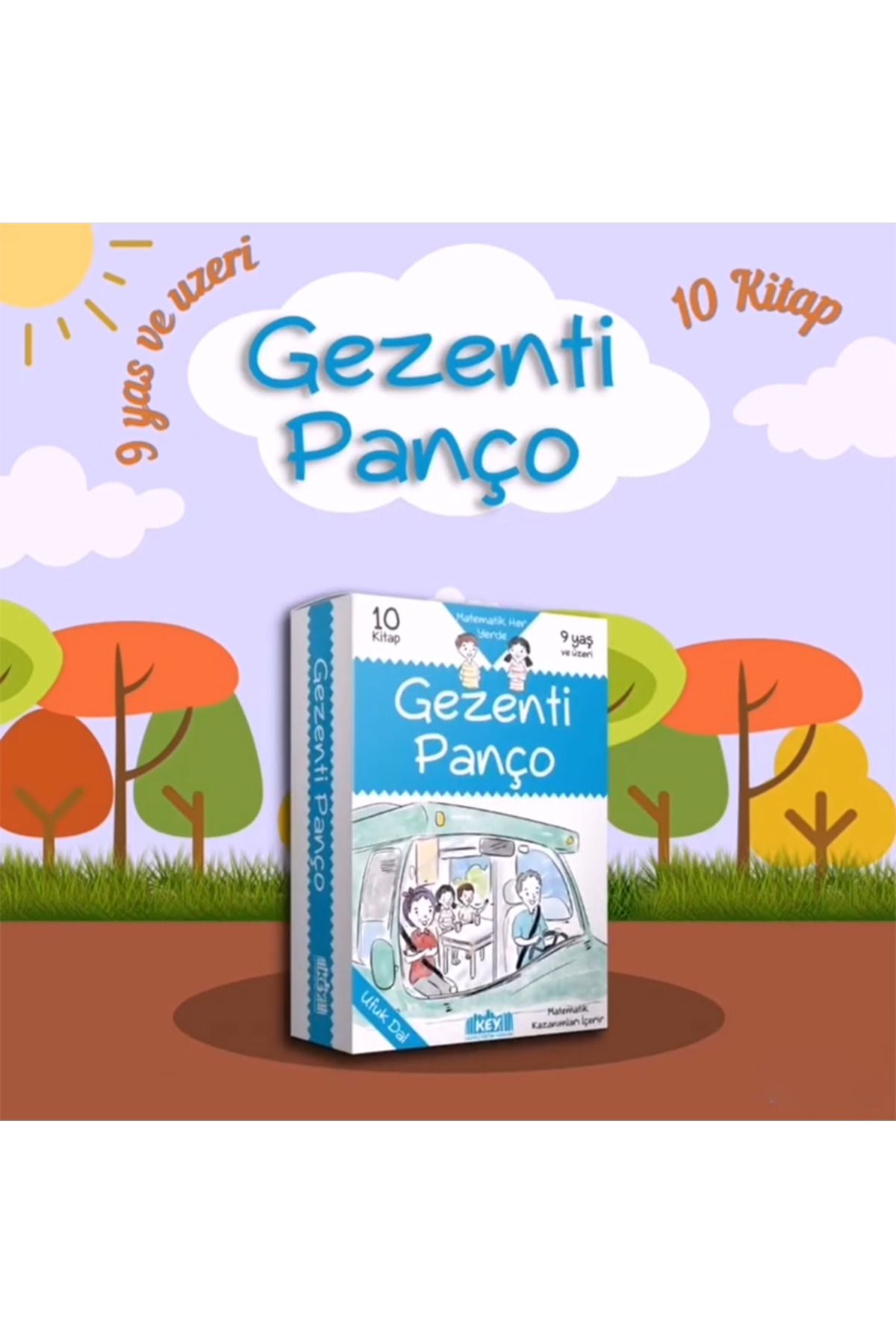 3K YAYIN Kaliteli Eğitim Yayınları (KEY) GEZENTİ PANÇO Hikaye Serisi 10 Kitap 9 Yaş+ 4.SINIF