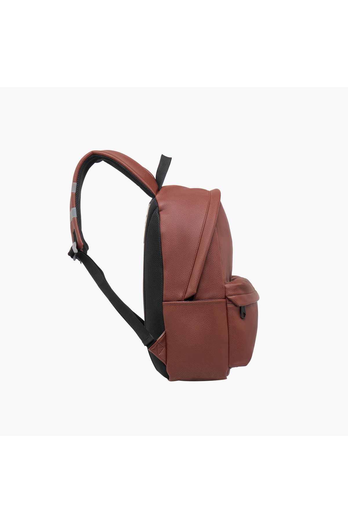 MUST-MUST Textured Backpack with Adjustable Shoulder Straps and Zip Closure - 32x17x42 cms 3