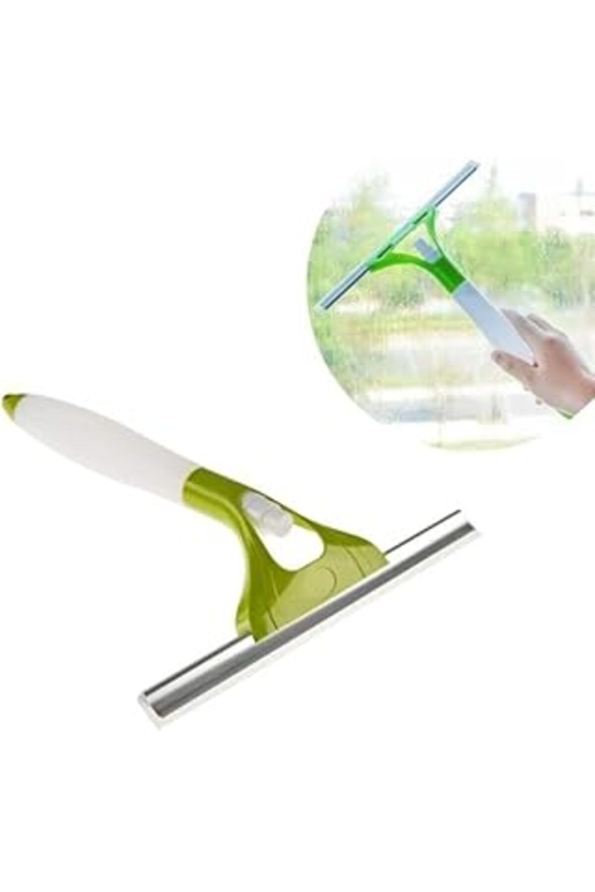 Pazarcan Outdoor Outlet Pratik Spreyli Cam Sil Pencere Ayna Tezgah Duşakabin Temizleyici Püskürtmeli Silme A