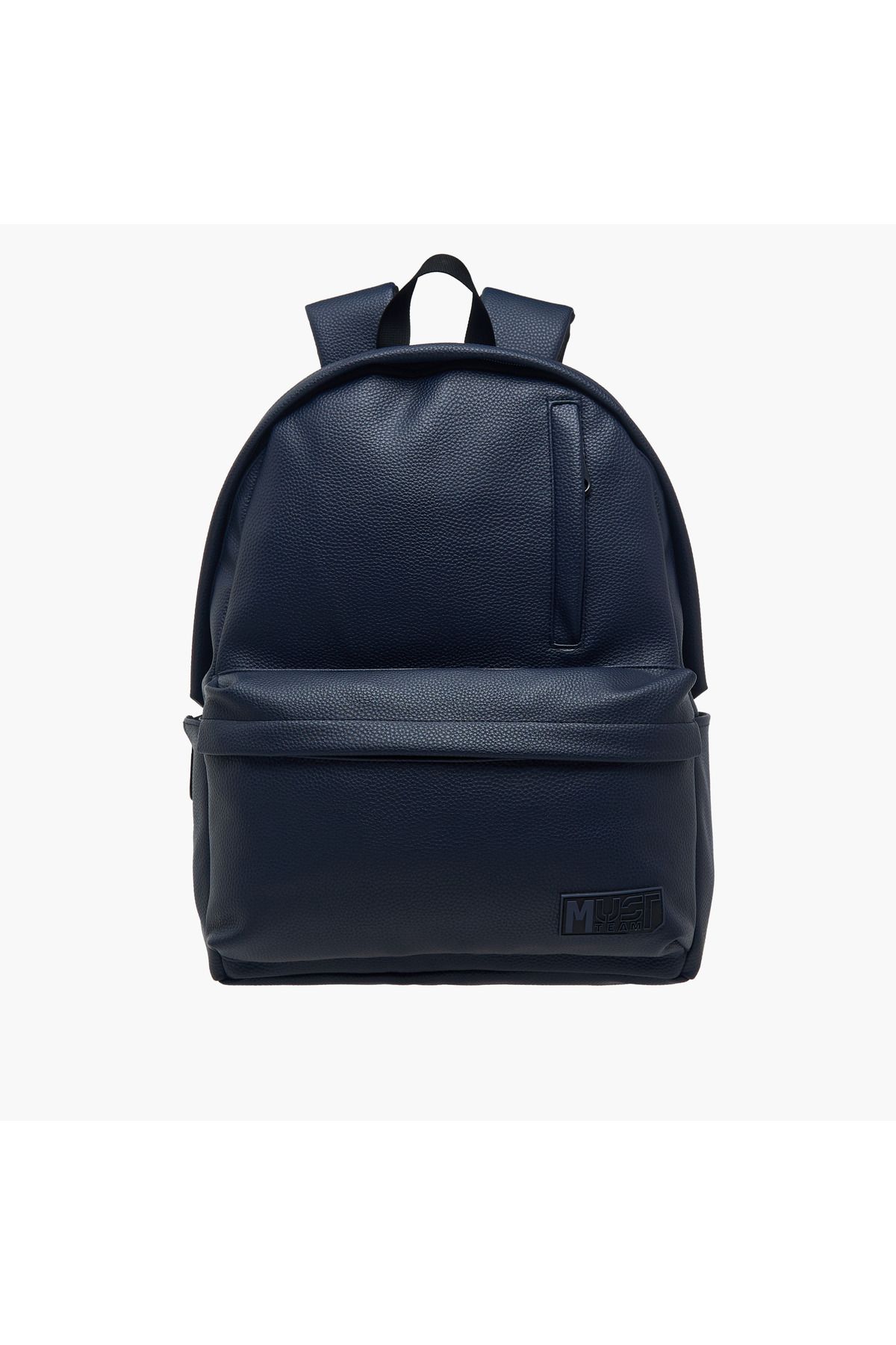 MUST-MUST Textured Backpack with Adjustable Shoulder Straps and Zip Closure - 32x17x42 cms 1