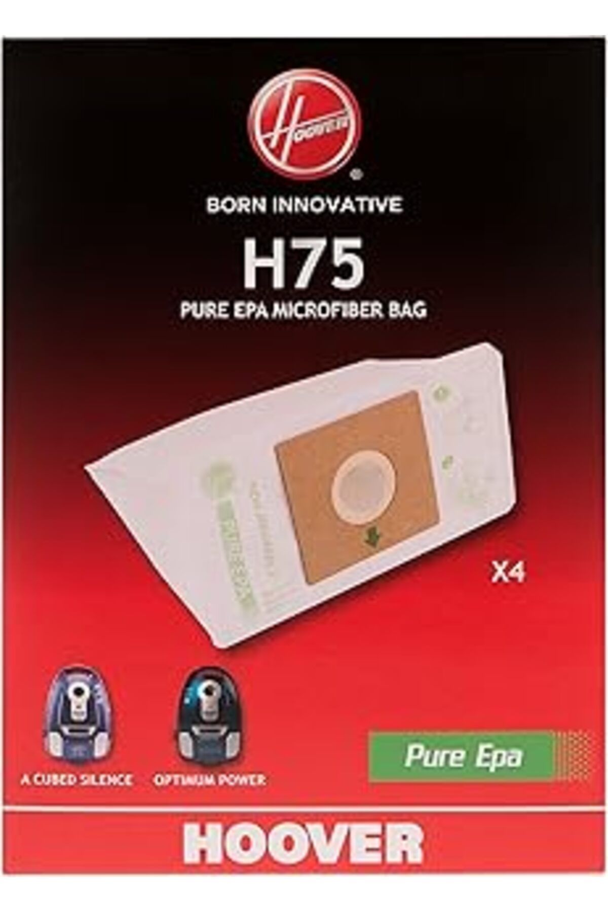 ASİTAN Hoover H75 Elektrikli Süpürge Torbaları, Mikrofiber, Epa, Thunder Space, A Cube Silence Ve Optimum