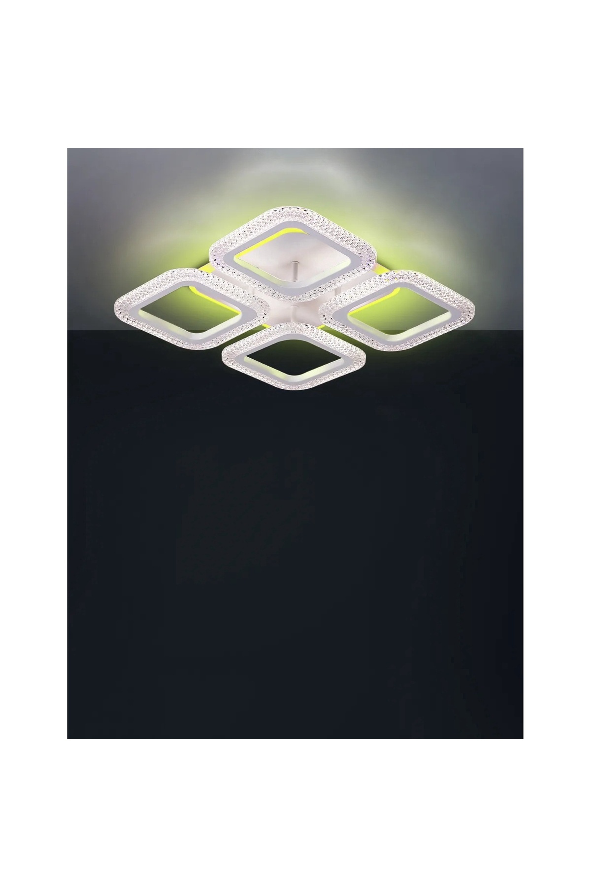 LightPlanet-Digital Smart Led Chandelier With 2.4g Wifi Remote Control, Light/cold/warm/neutral, Intensity 4