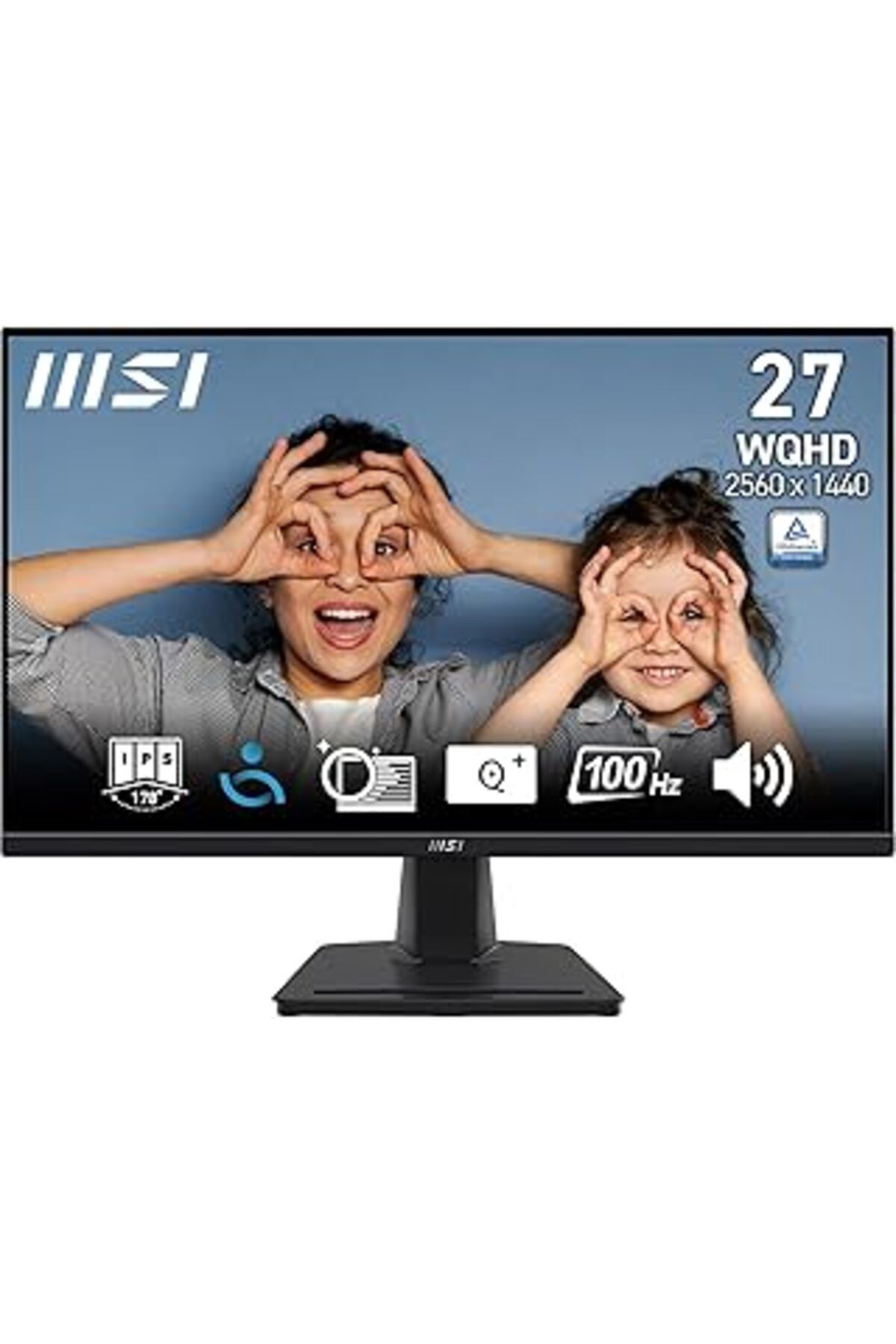 NETWORK ART Msi 27" Pro Mp275Q Kurumsal Monitör, Flat, Wqhd, 16:9, Ips 100Hz, 1Ms, Adaptive-Sync