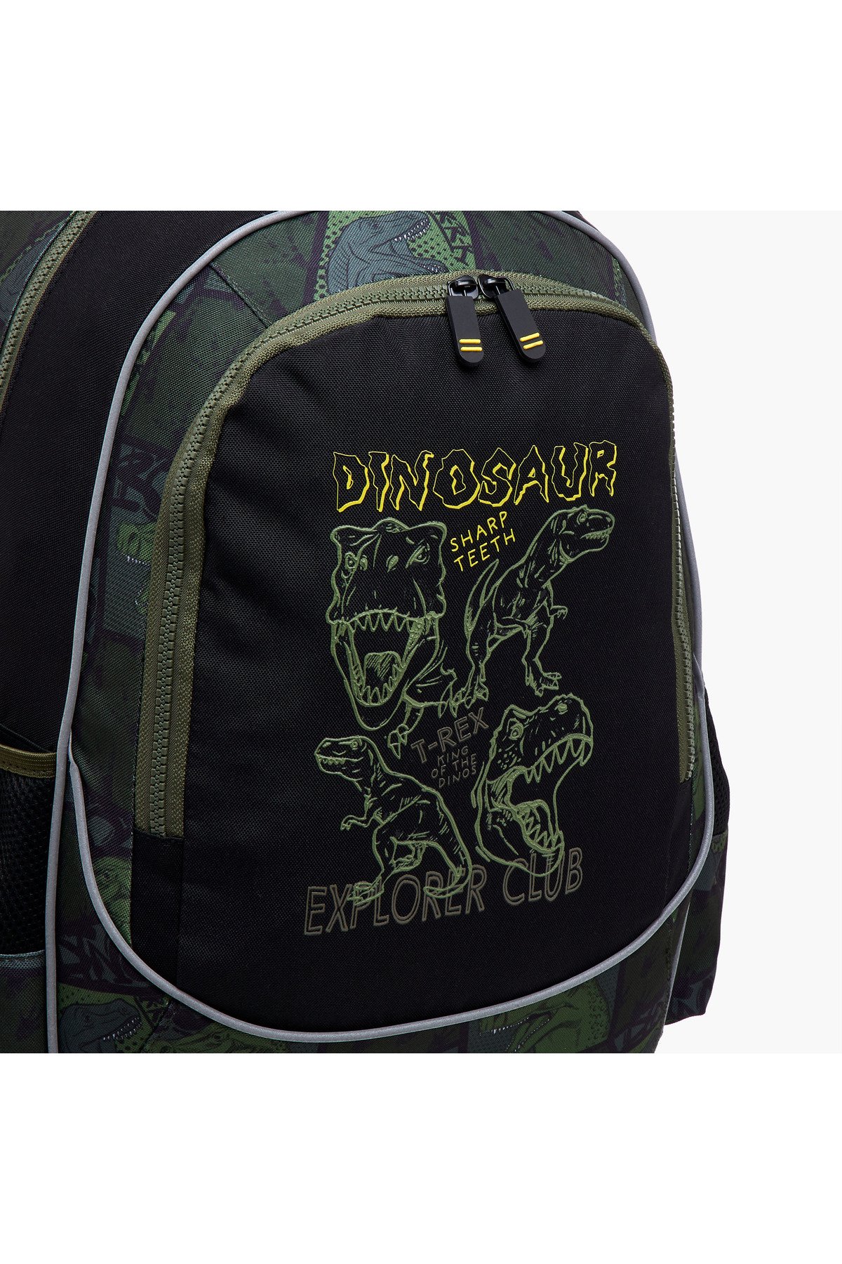 Lifestyle Dinosaur Print 17-inch Trolley Backpack with Zip Closure ...