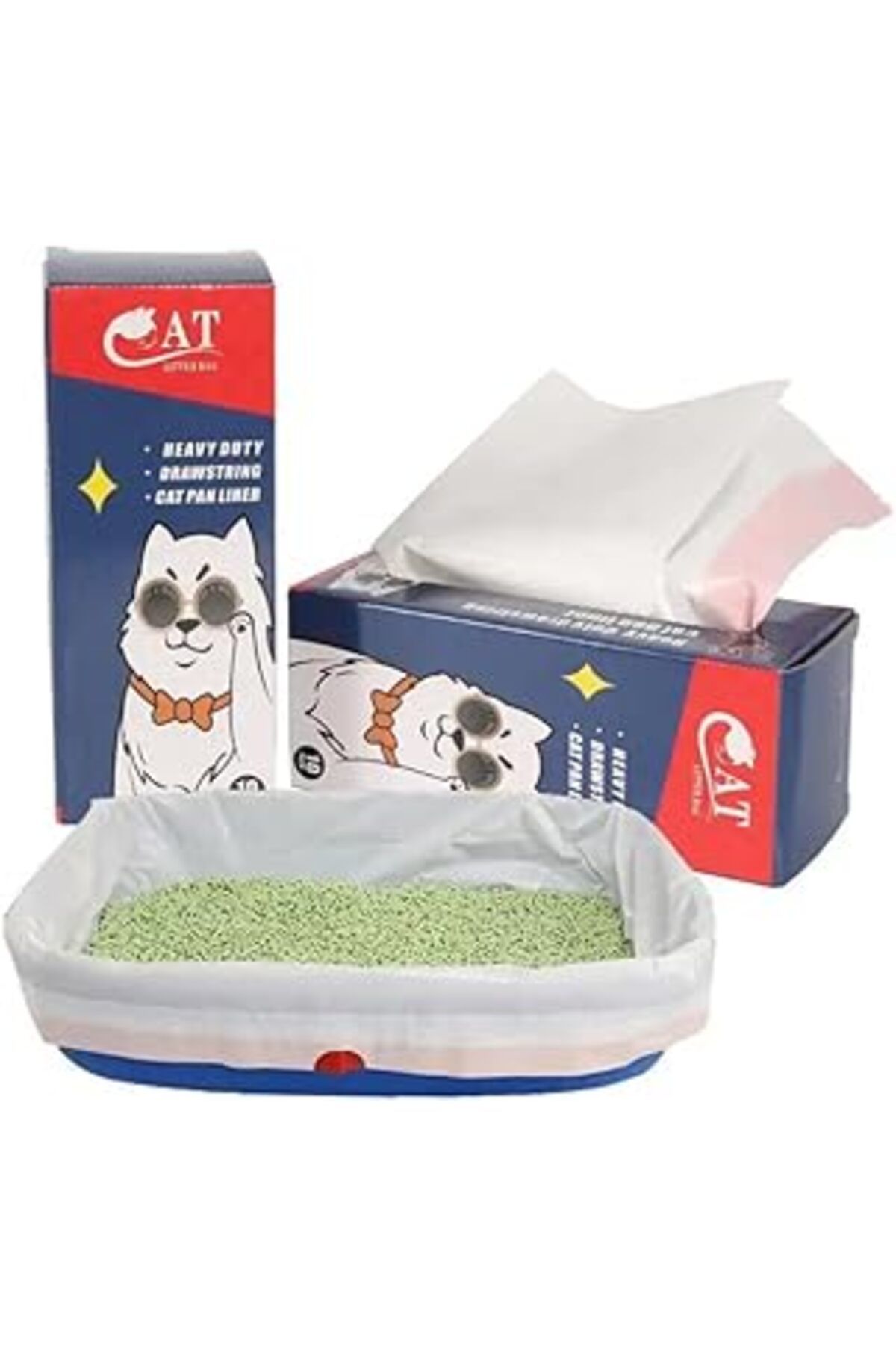 Mu Art Ahşap Kedi Kumu Poşeti 78 X 43 (10 Poşet)