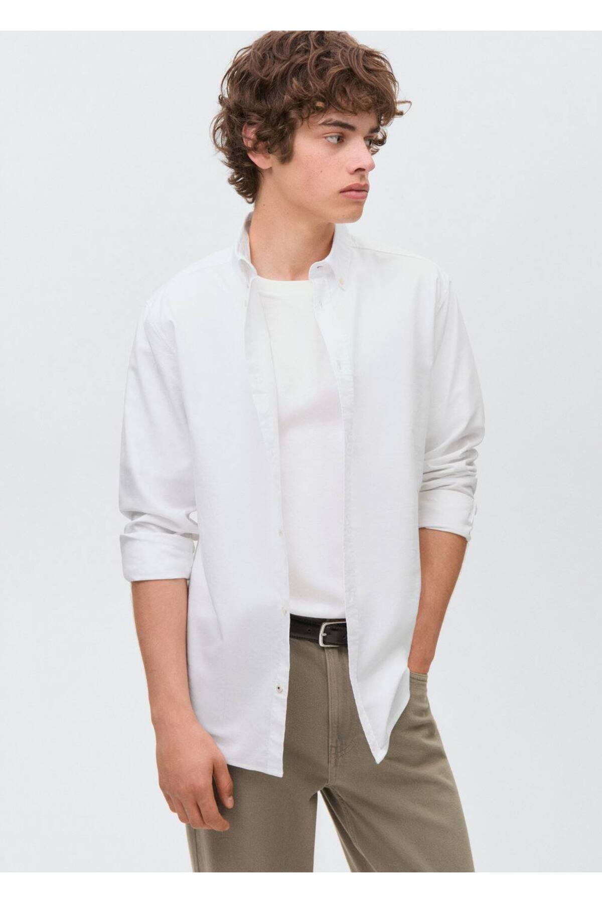 Essential pamuklu gömlek