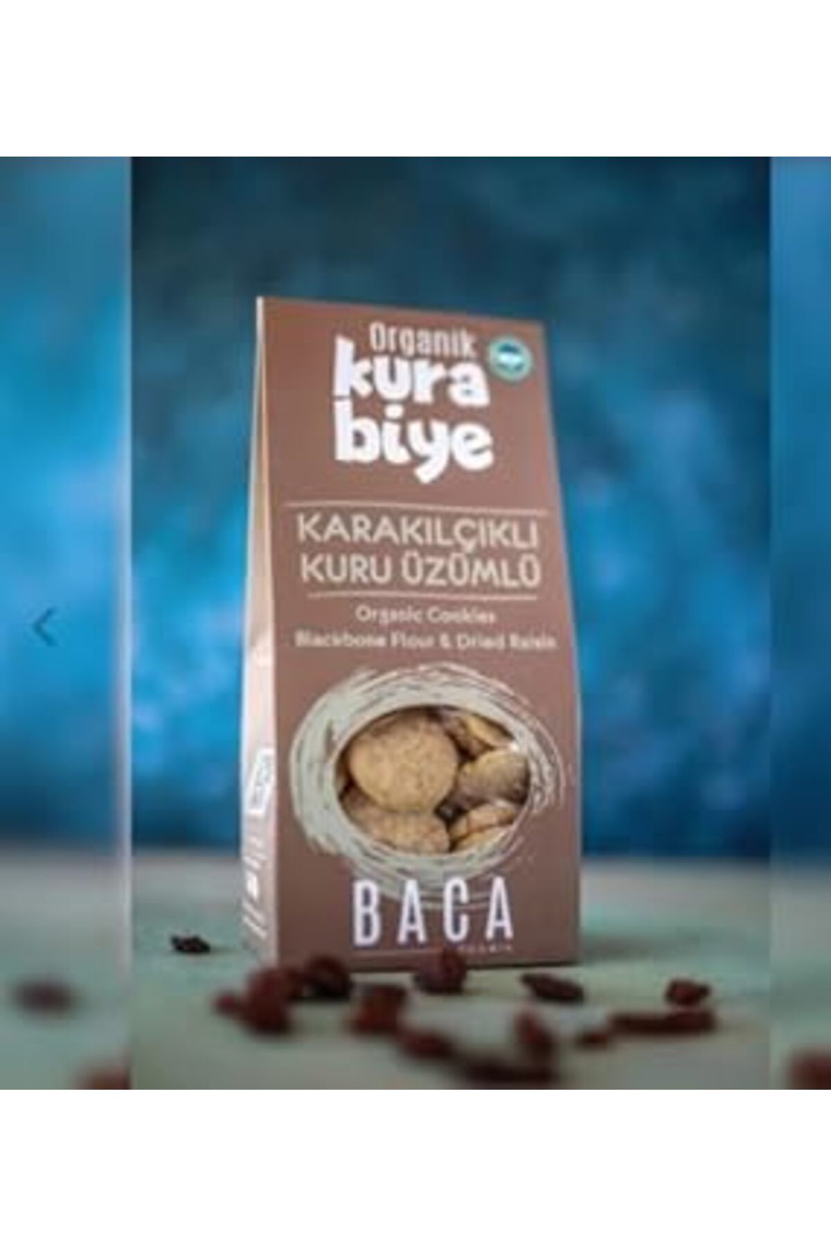 Pazarcan Baca Organik Karakılçıklı Üzümlü Kurabiye