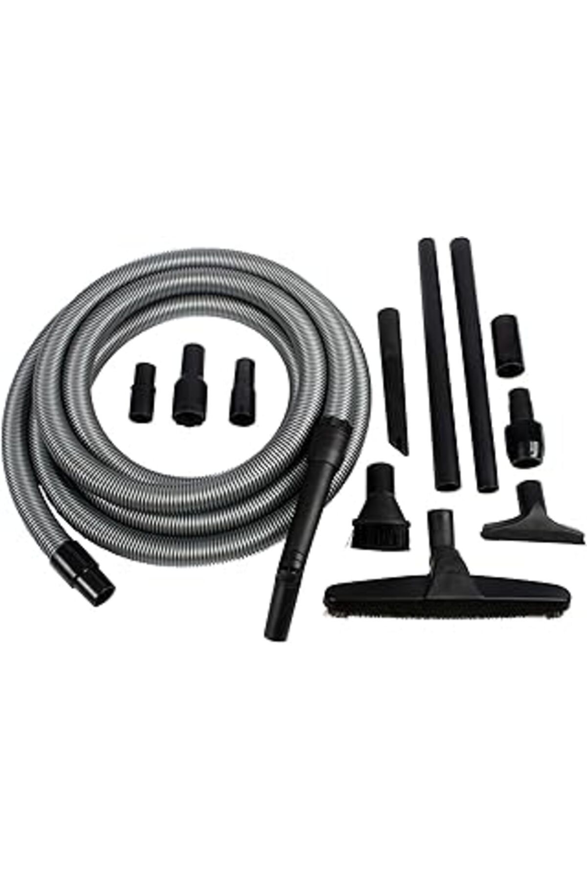 ASİTAN Cen-Tec Systems Dik Ve Teneke Kutu Vakum Uzatma Hortumu Ve Ek Kiti, 20 Ft W/Komple, Siyah
