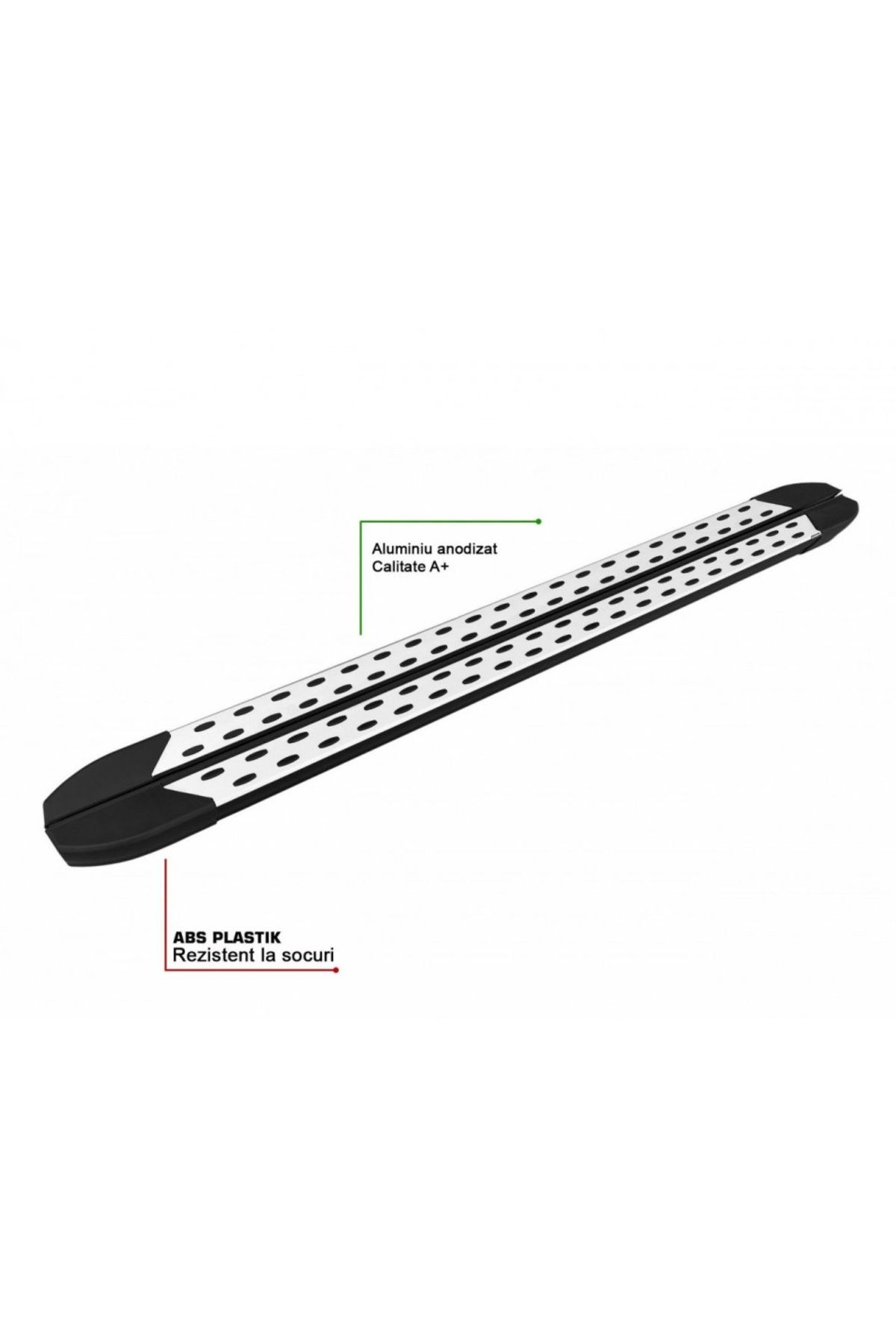 CED AUTO TRADE-Aluminum side sills set with brackets compatible with DACIA LODGY 2013-, TrimLine Alu Design 3